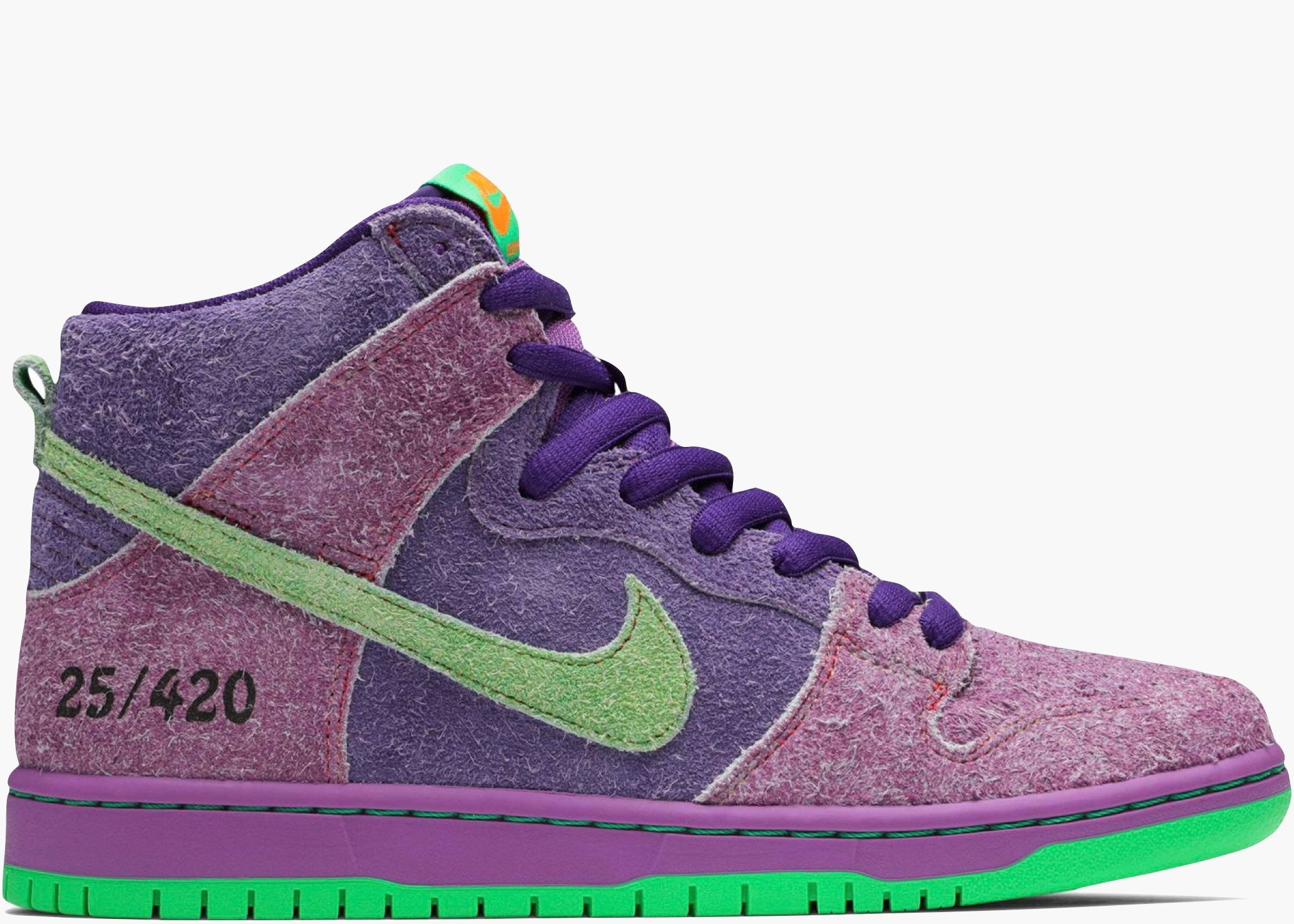Nike Sb Dunk High Reverse Skunk 420 (special Box) CW9971-500 Hype Clothinga