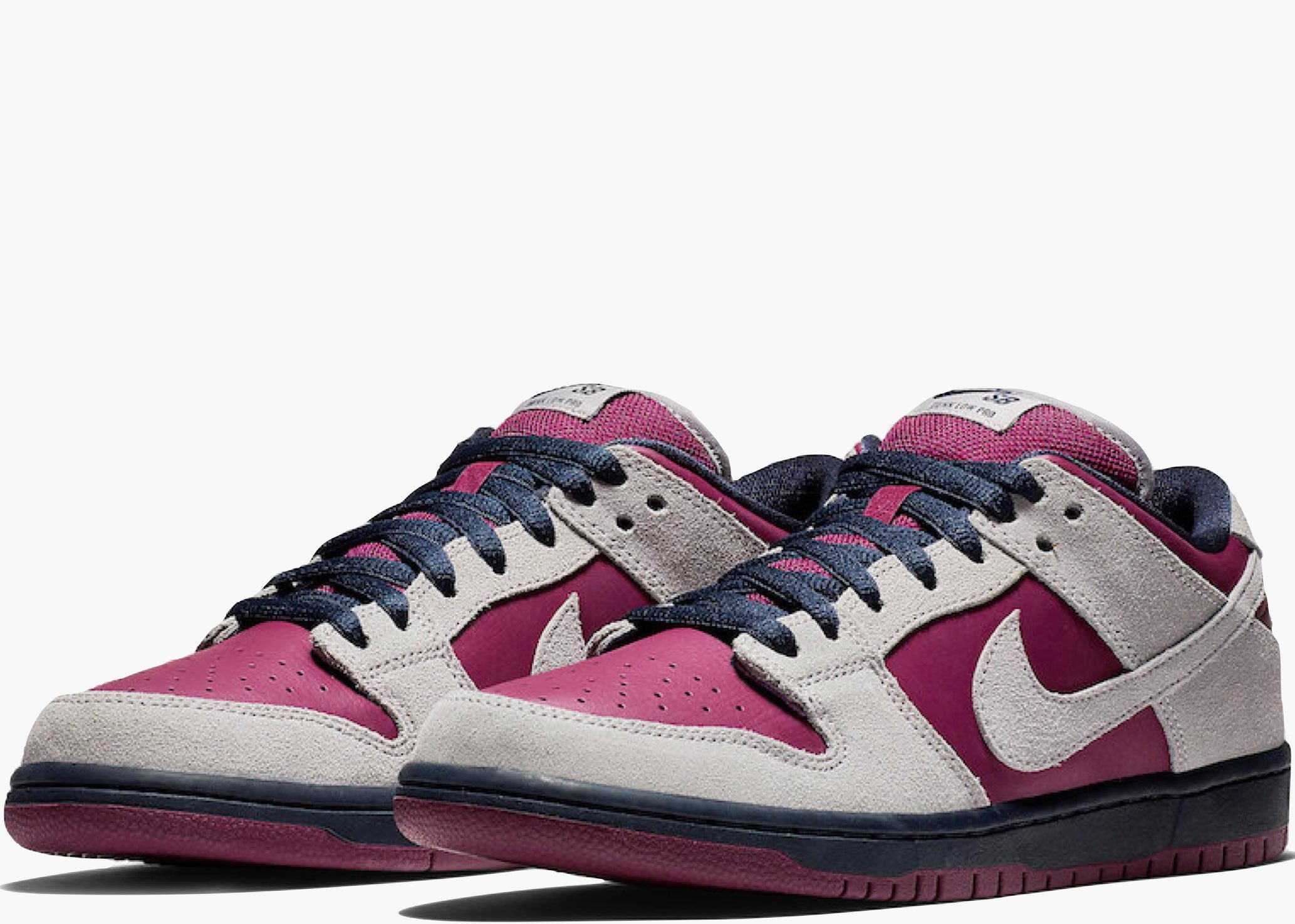 Nike Sb Dunk Low Atmosphere Grey True Berry BQ6817-001 Hype Clothinga