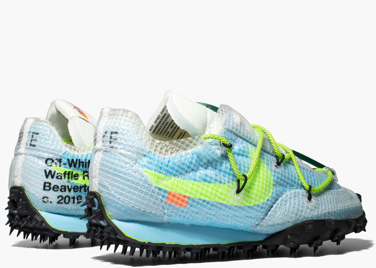 Nike X Off-White Waffle Racer Vivid Sky CD8180-400 Hype Clothinga Limited Edition