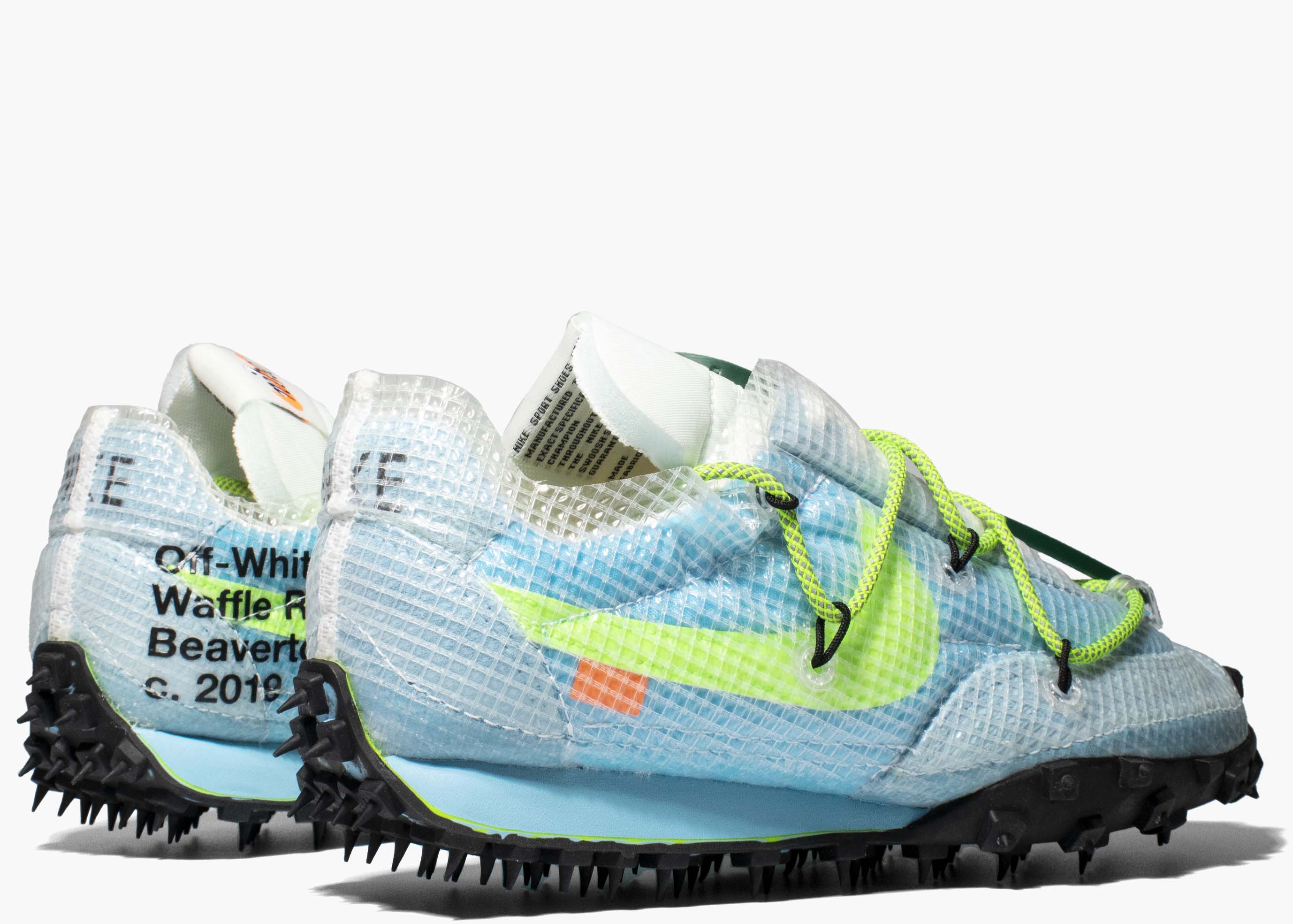 Nike X Off-White Waffle Racer Vivid Sky CD8180-400 Hype Clothinga Limited Edition