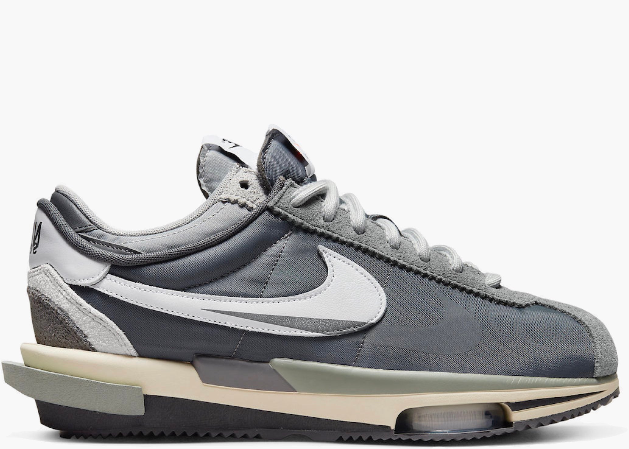  Nike Zoom Cortez SP sacai Iron Grey DQ0581-001 Hype Clothinga Limitd Edition