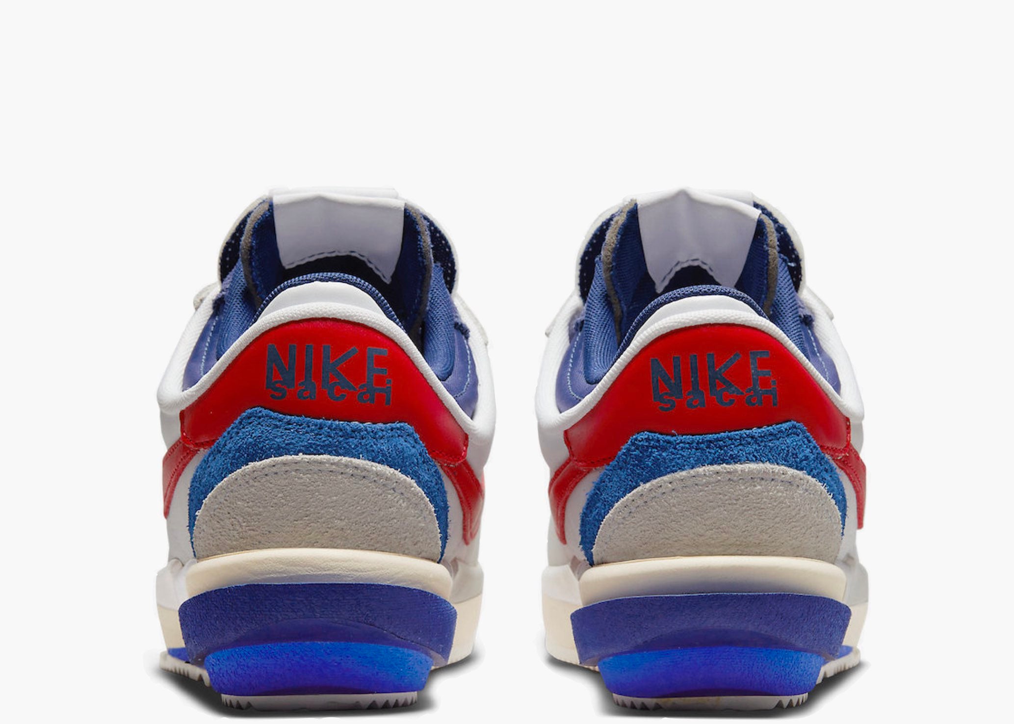 Nike Zoom Cortez SP sacai White University Red Blue DQ0581-100 Hype Clothinga Limited Edition