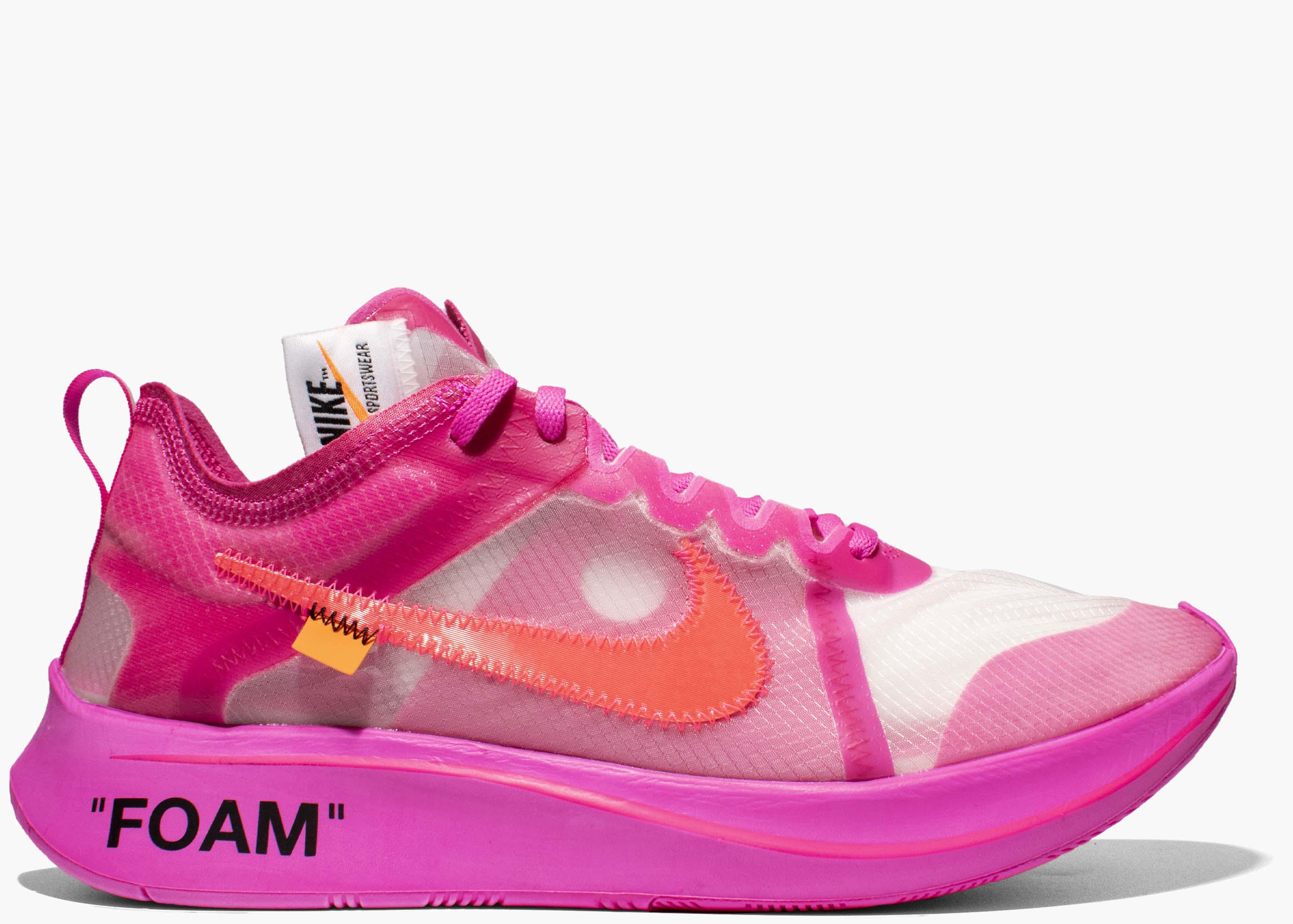 Nike Zoom Fly X Off-white Pink AJ4588-600 Hype Clothinga Limited Edition