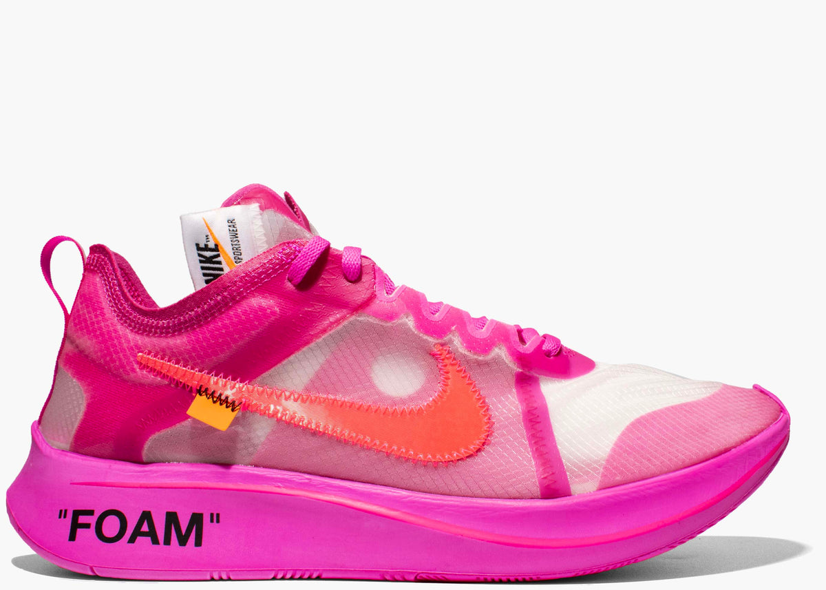 Nike Zoom Fly X Off-white Pink AJ4588-600 Hype Clothinga Limited Edition