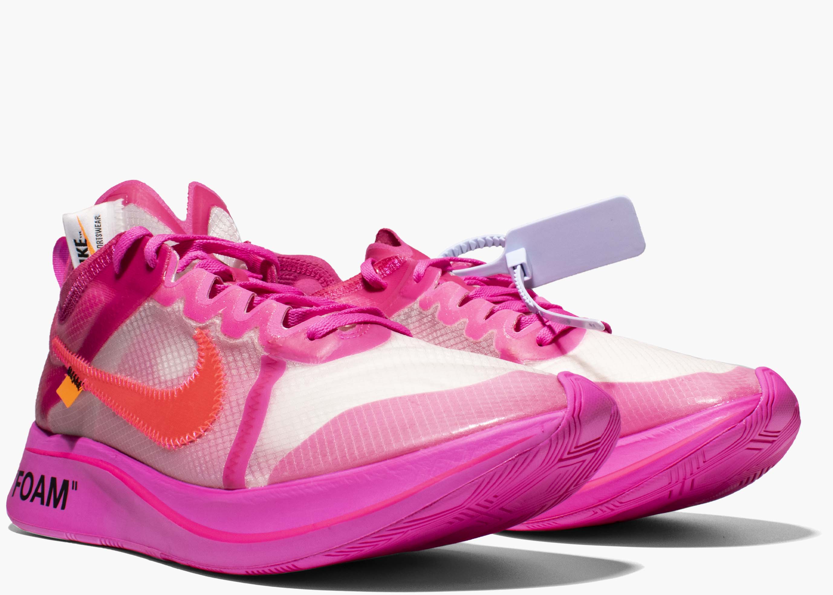 Nike Zoom Fly X Off-white Pink AJ4588-600 Hype Clothinga Limited Edition