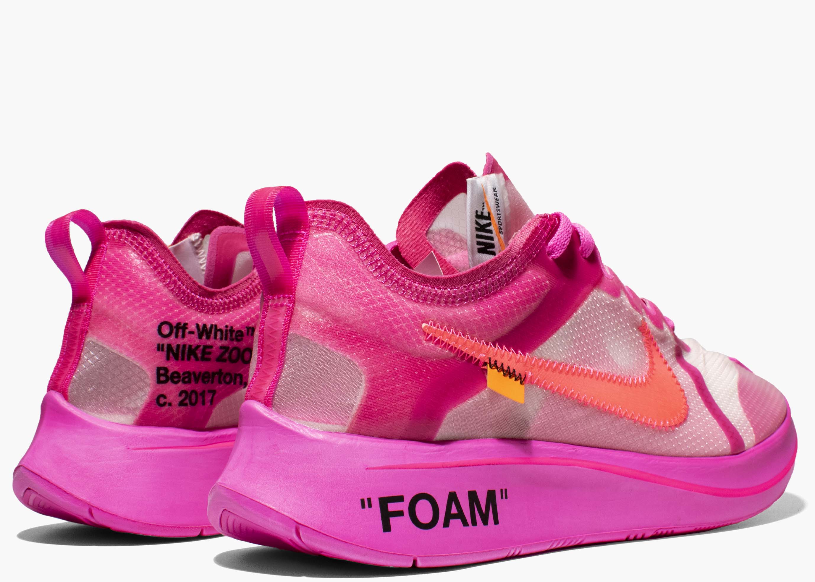 Nike Zoom Fly X Off-white Pink AJ4588-600 Hype Clothinga Limited Edition