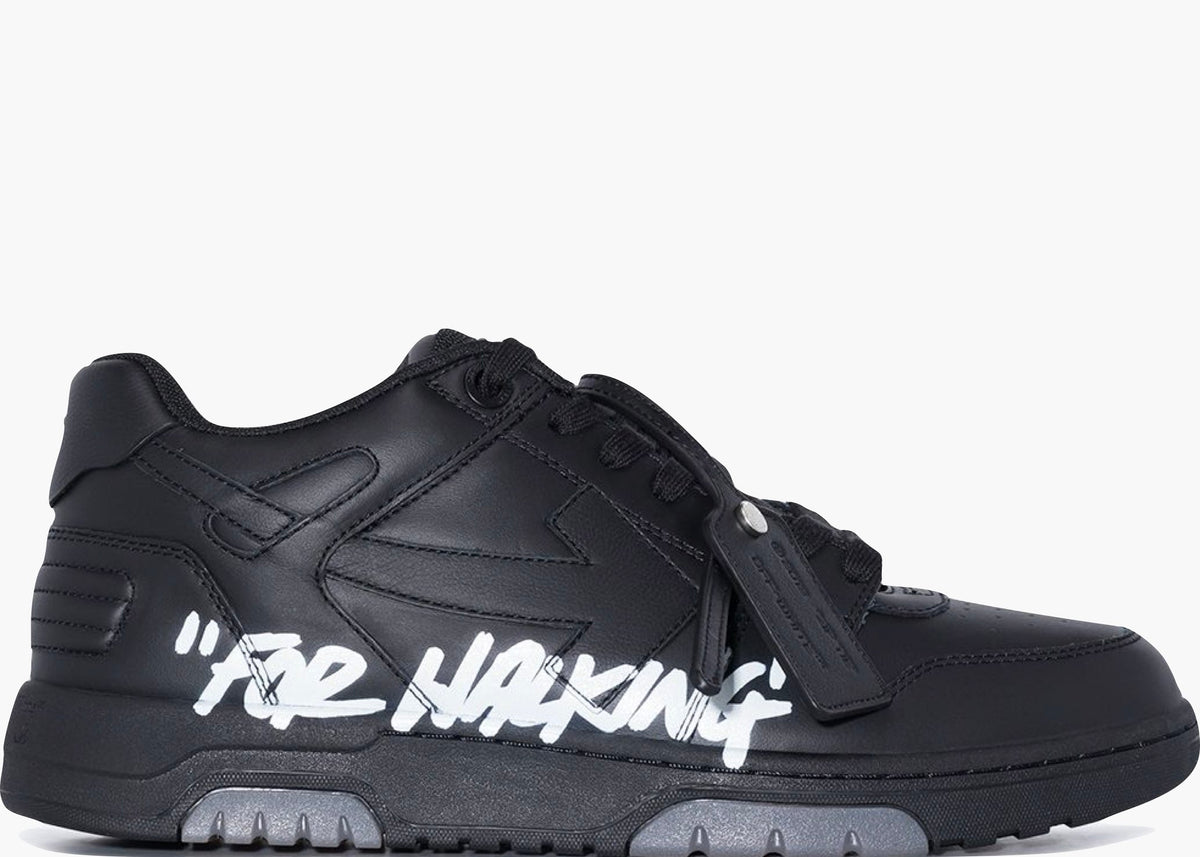 OFF-WHITE OOO Low Tops "For Walking" Black White Hype clothinga Limited Edition