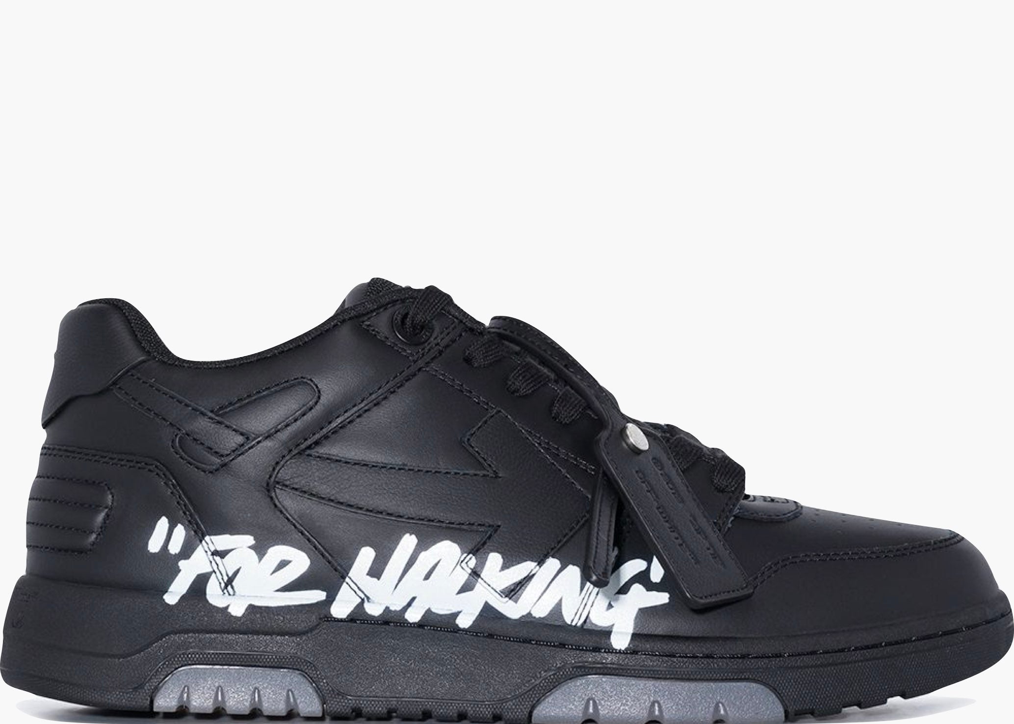 OFF-WHITE OOO Low Tops "For Walking" Black White Hype clothinga Limited Edition