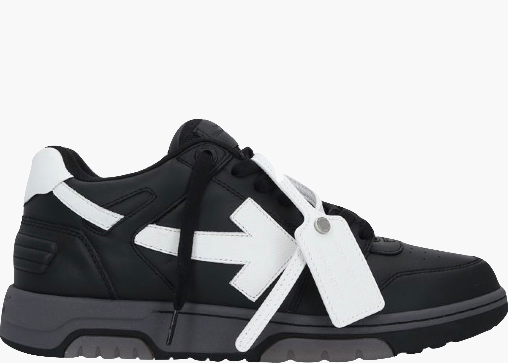 OFF-WHITE Out Of Office OOO Low Tops Black Gray White FW21 Hype Clothinga Limited Edition