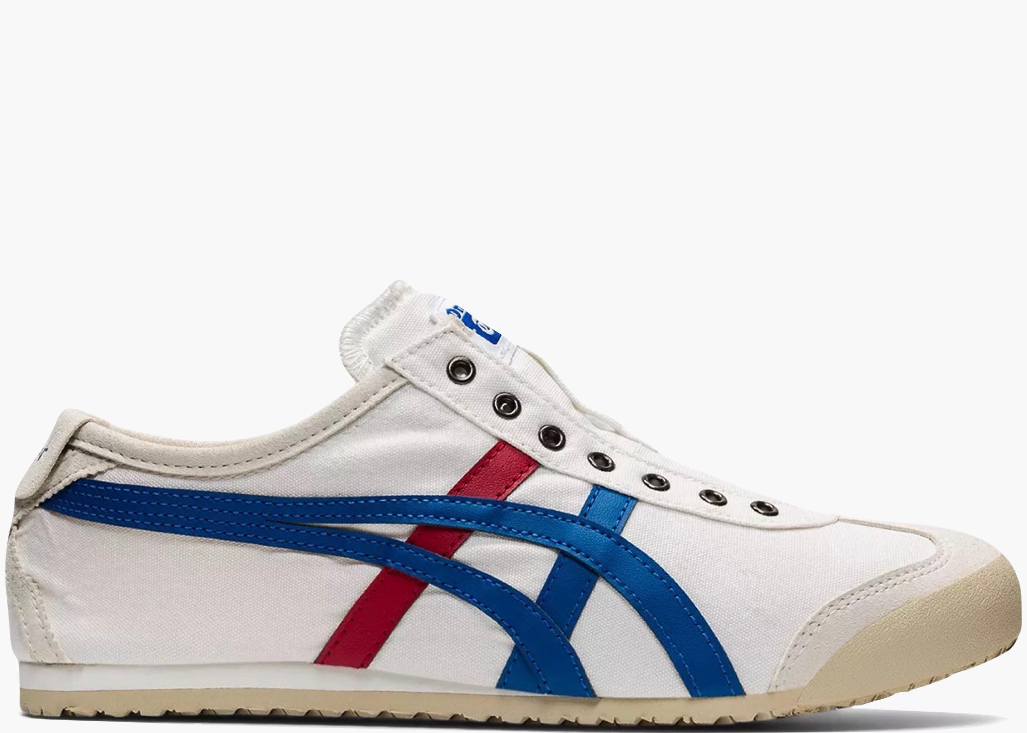 Onitsuka Tiger Mexico 66 Slip-On White Blue Red  1183A360-121 Hype Clothinga Limited Edition