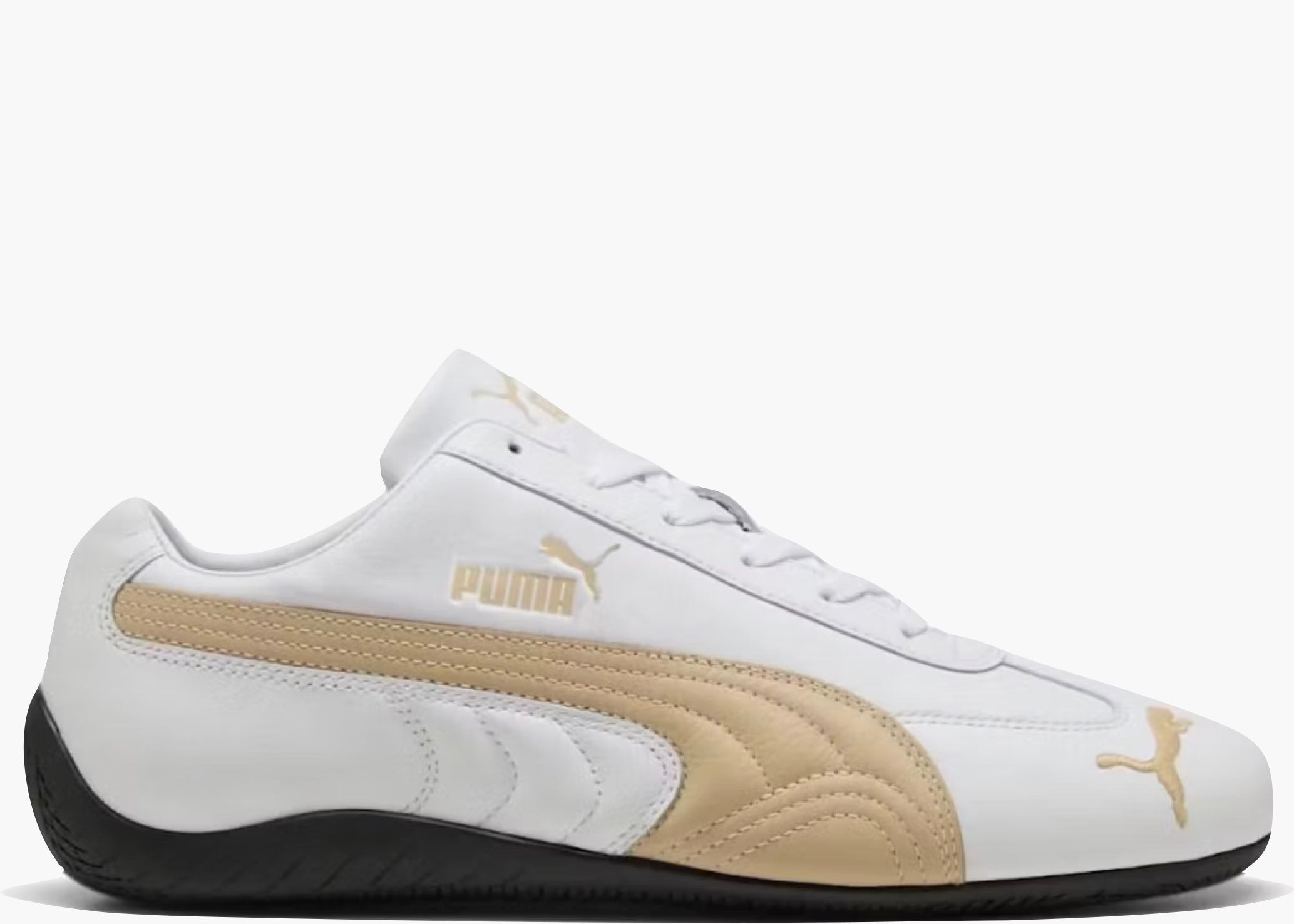 Puma Speedcat cuir blanc Toasted Almond