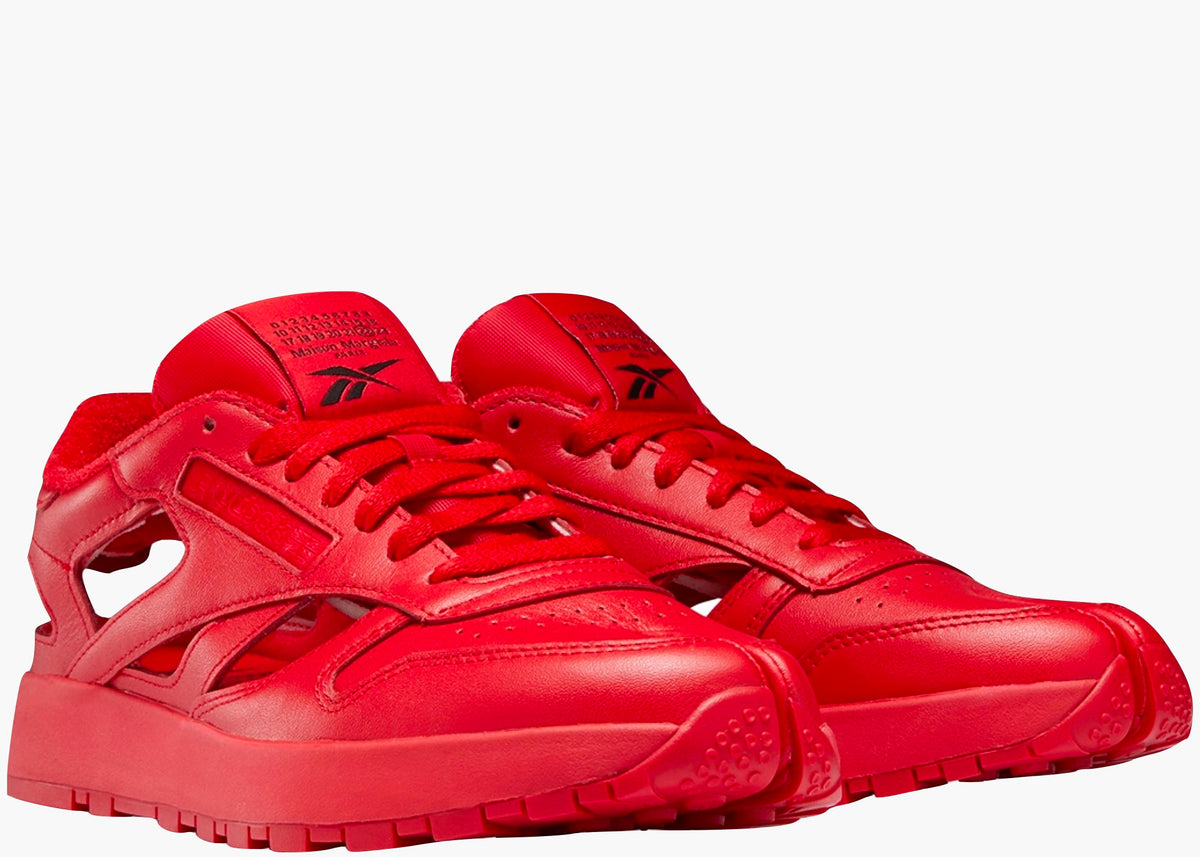 Reebok Classic Leather Tabi Decortique Low Maison Margiela Red Hype Clothinga Limited Edition
