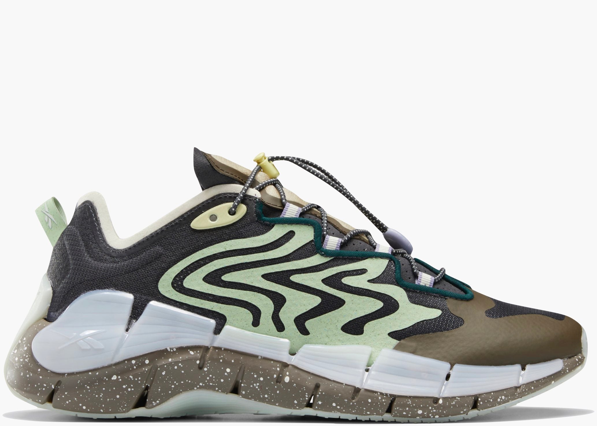 Reebok Zig Kinetica II Brain Dead Grey Green S23890 Hype Clothinga