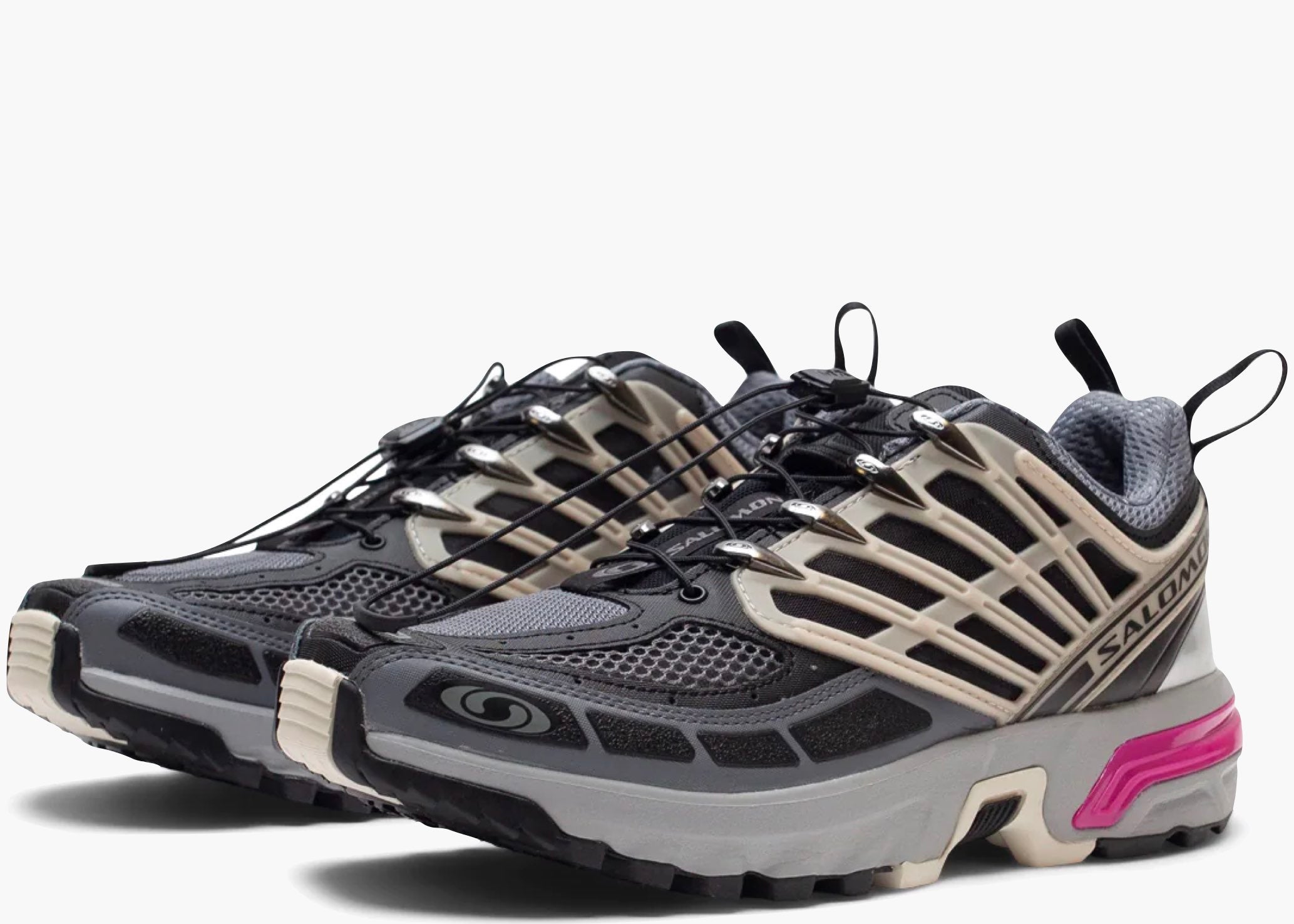 Salomon ACS Pro Advanced Black Alloy Feather Grey Purple Hype Clothinga Limited Edition