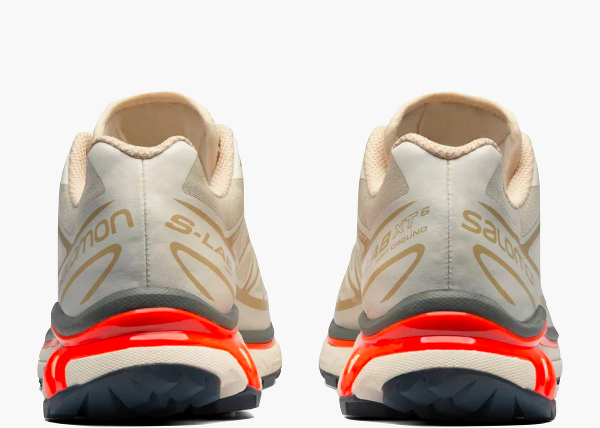 Salomon XT-6 Bleached Sand Red Orange Hype Clothinga Limited Edition