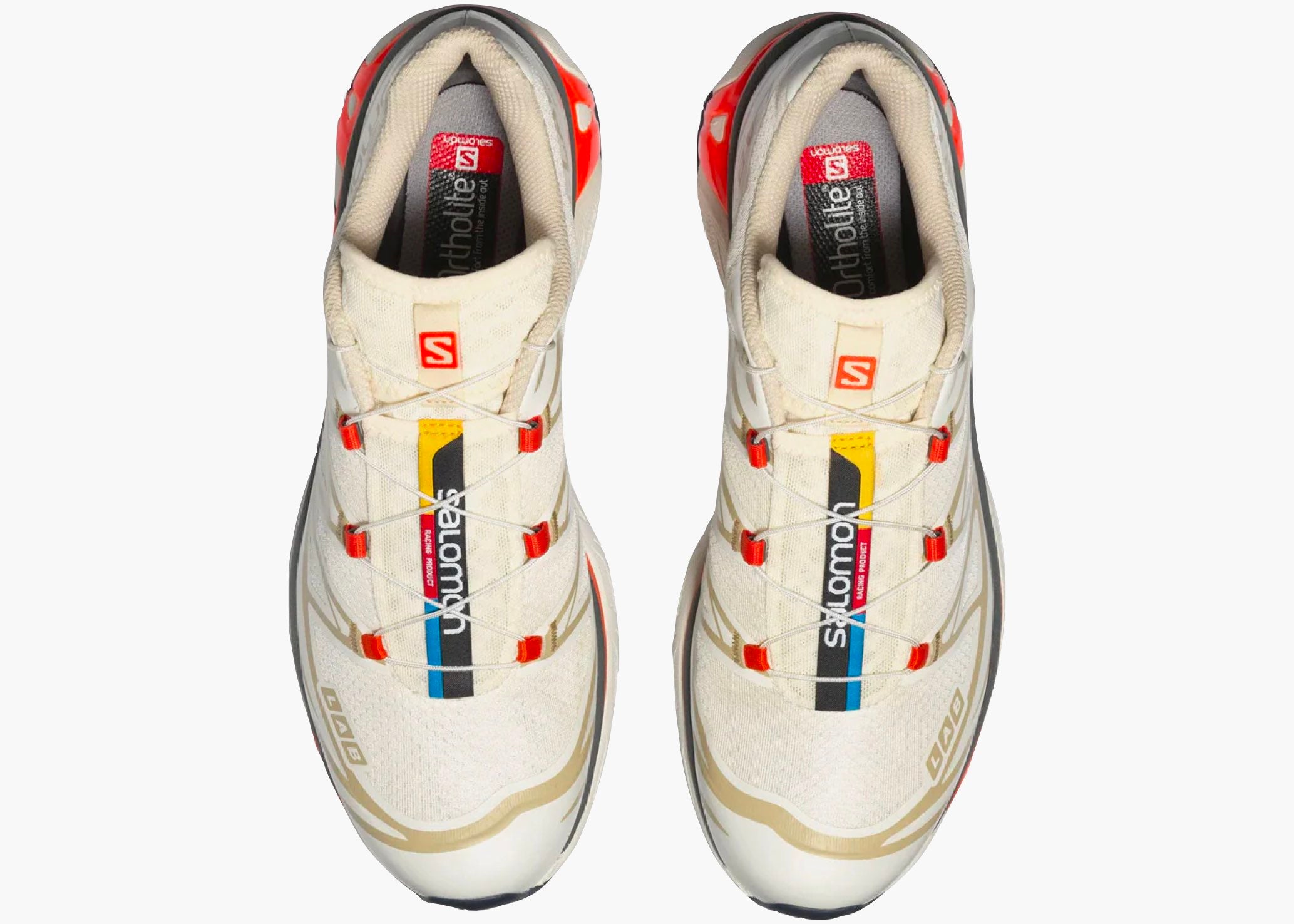 Salomon XT-6 Bleached Sand Red Orange Hype Clothinga Limited Edition