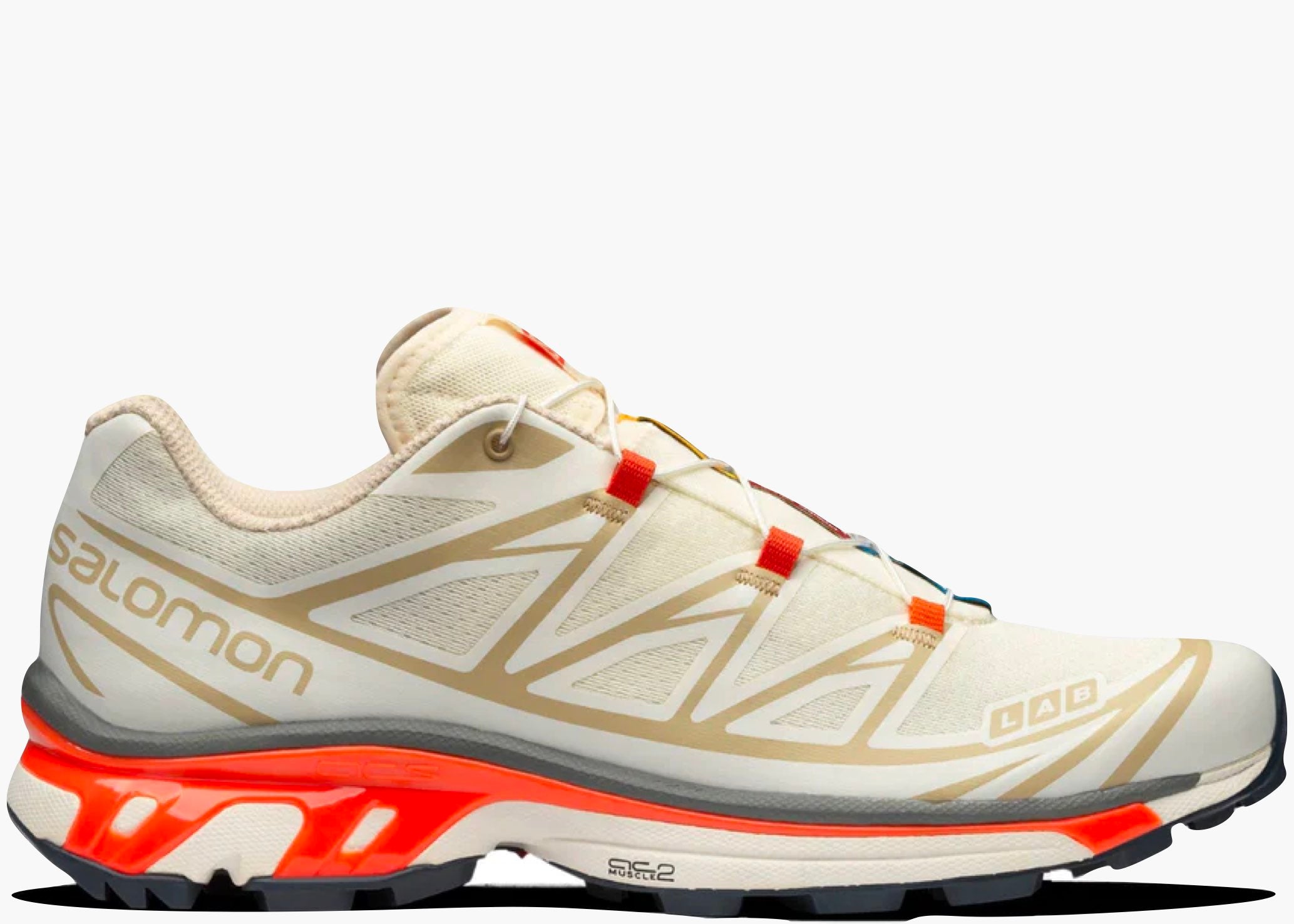 Salomon XT-6 Bleached Sand Red Orange Hype Clothinga Limited Edition