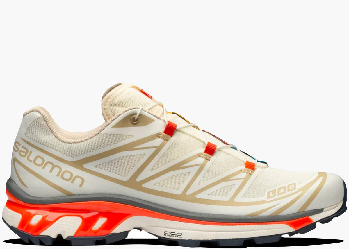 Salomon XT-6 Bleached Sand Red Orange Hype Clothinga Limited Edition