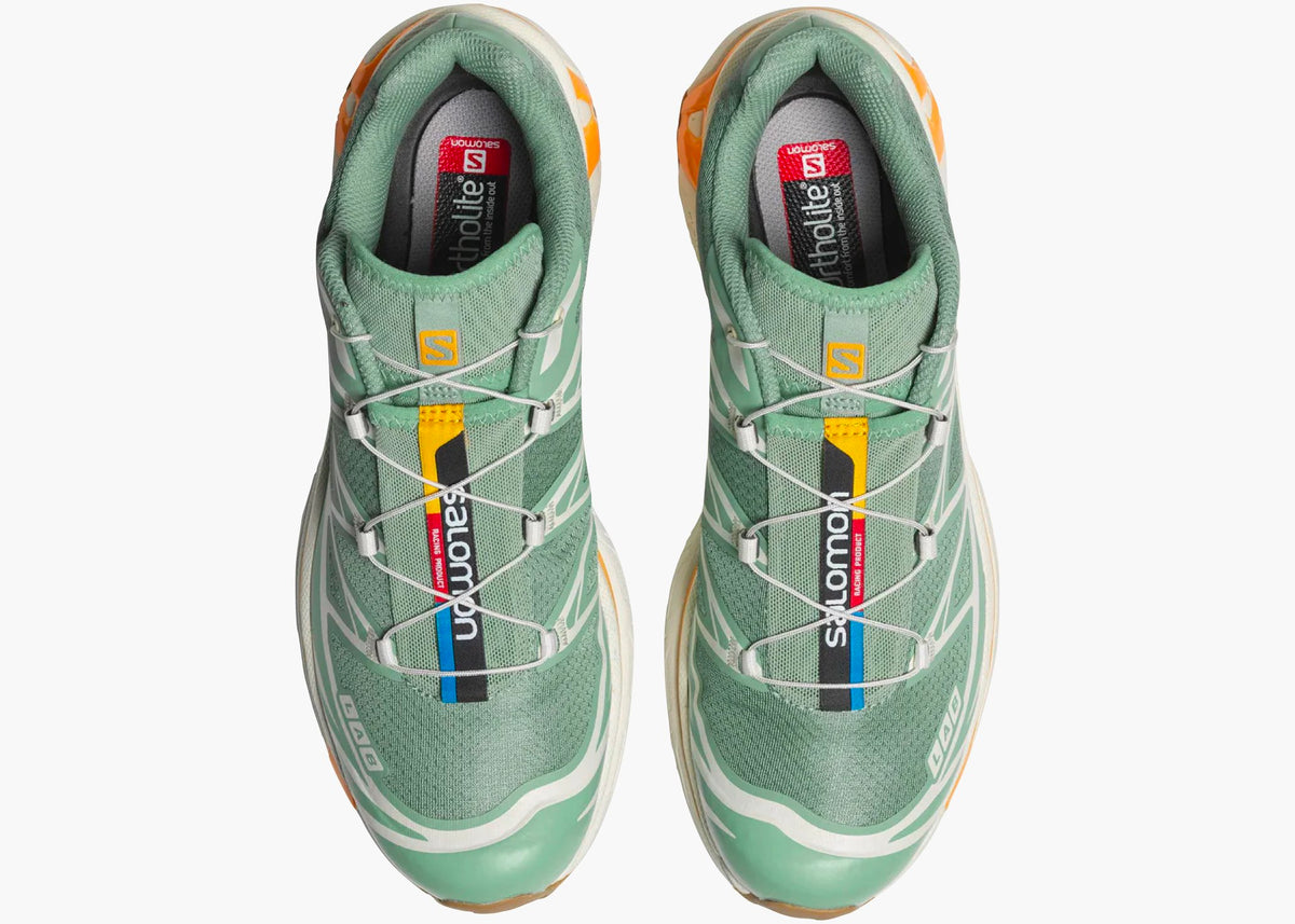 Salomon XT-6 Granite Green Blazing Orange Hype Clothinga Limited Edition.004