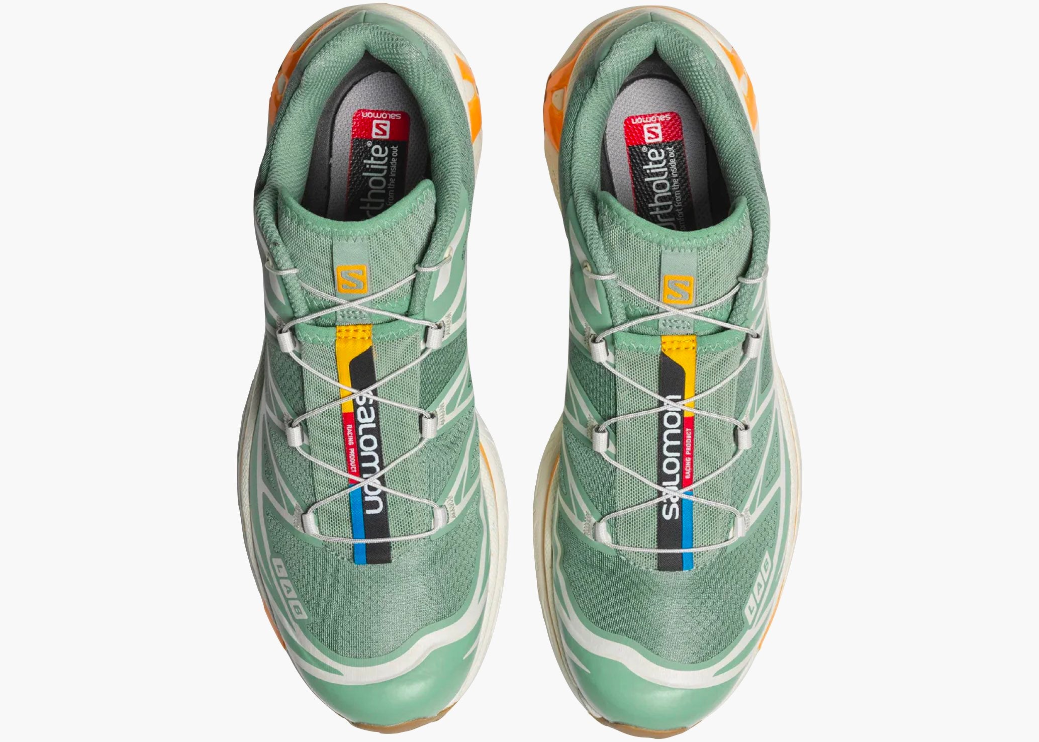 Salomon XT-6 Granite Green Blazing Orange Hype Clothinga Limited Edition.004