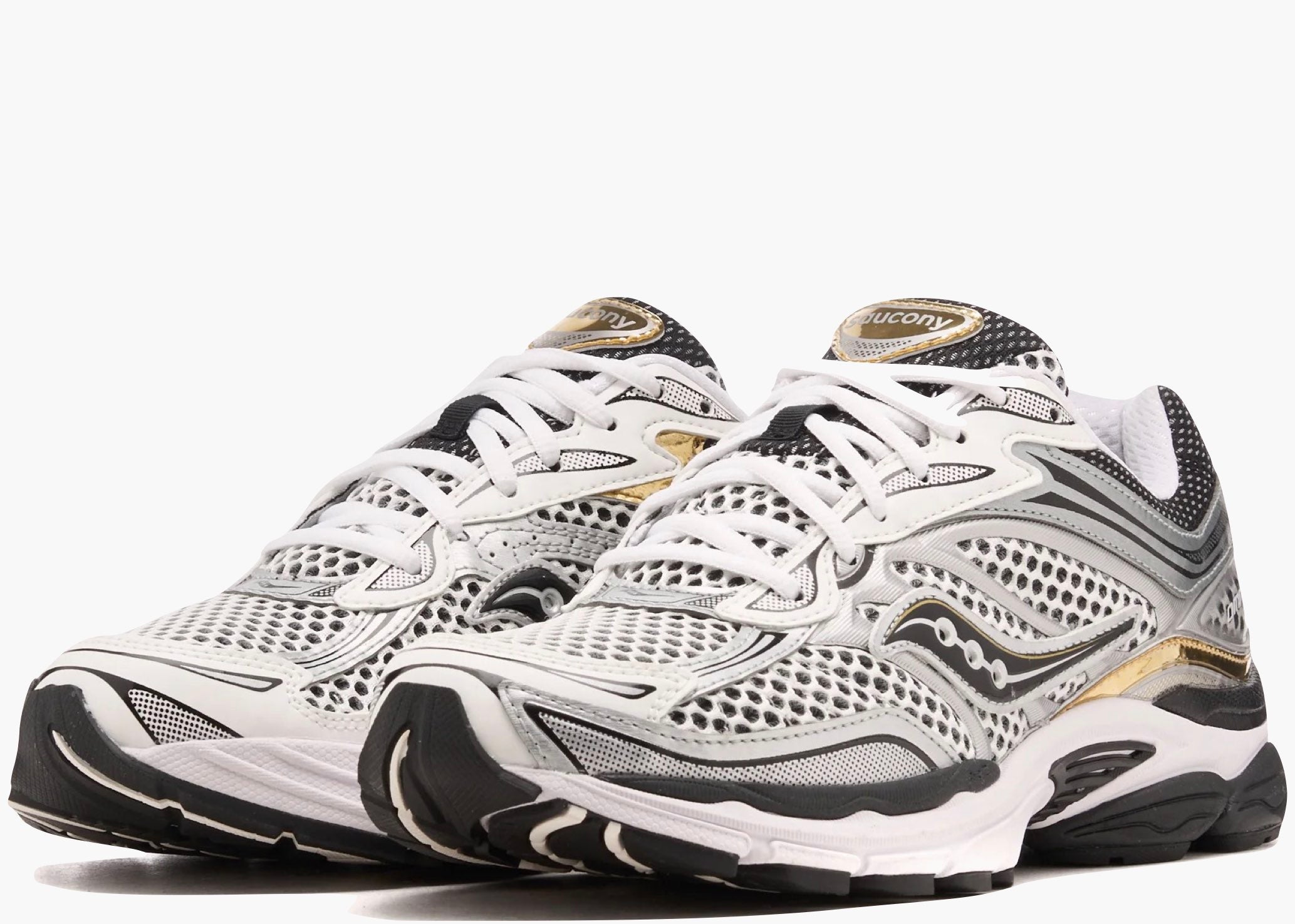 Saucony ProGrid Omni 9 White Black Silver Gold  S70739-9 Hype Clothinga Limited Edition