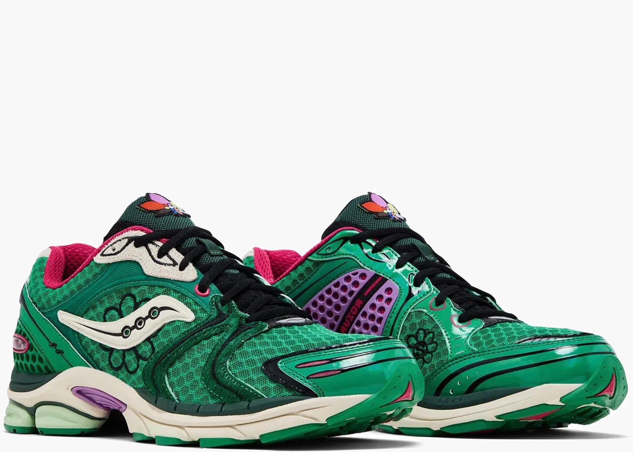 Saucony ProGrid Triumph 4 Jae Tips Flowers Grow Uptown Sugar Maple S70966-4 Hype Clothinga Limited Edition 