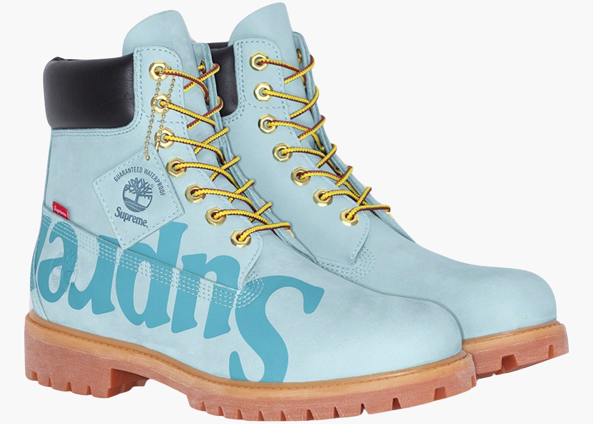 Supreme X Timberland Premium Waterproof Boot Light Blue TB0A2MTDBW1 Hype Clothinga Limited Edition