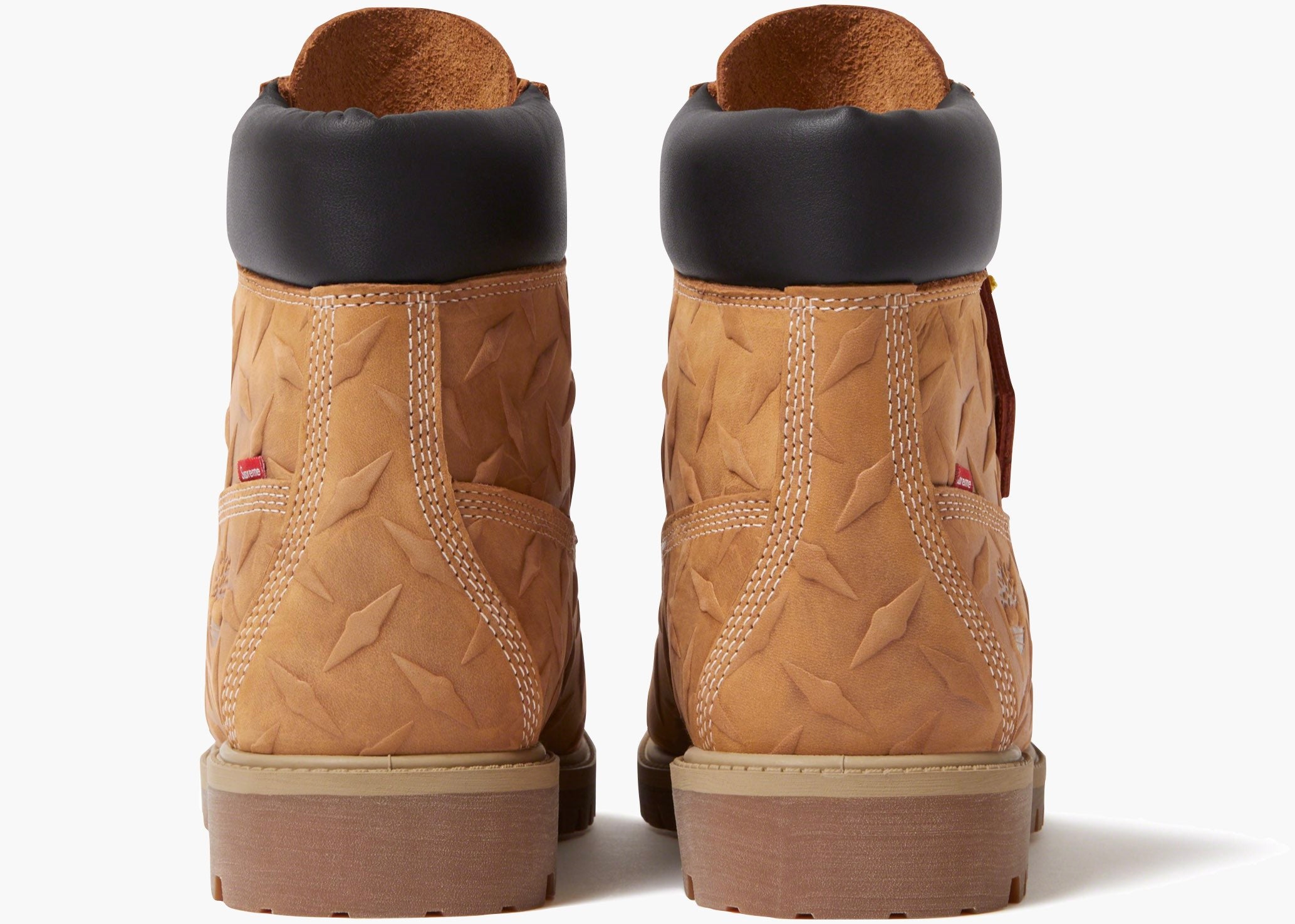 Timberland 6" Premium Waterproof Boot Supreme Diamond Plate Wheat TPWBSW Hype Clothinga Limited Edition
