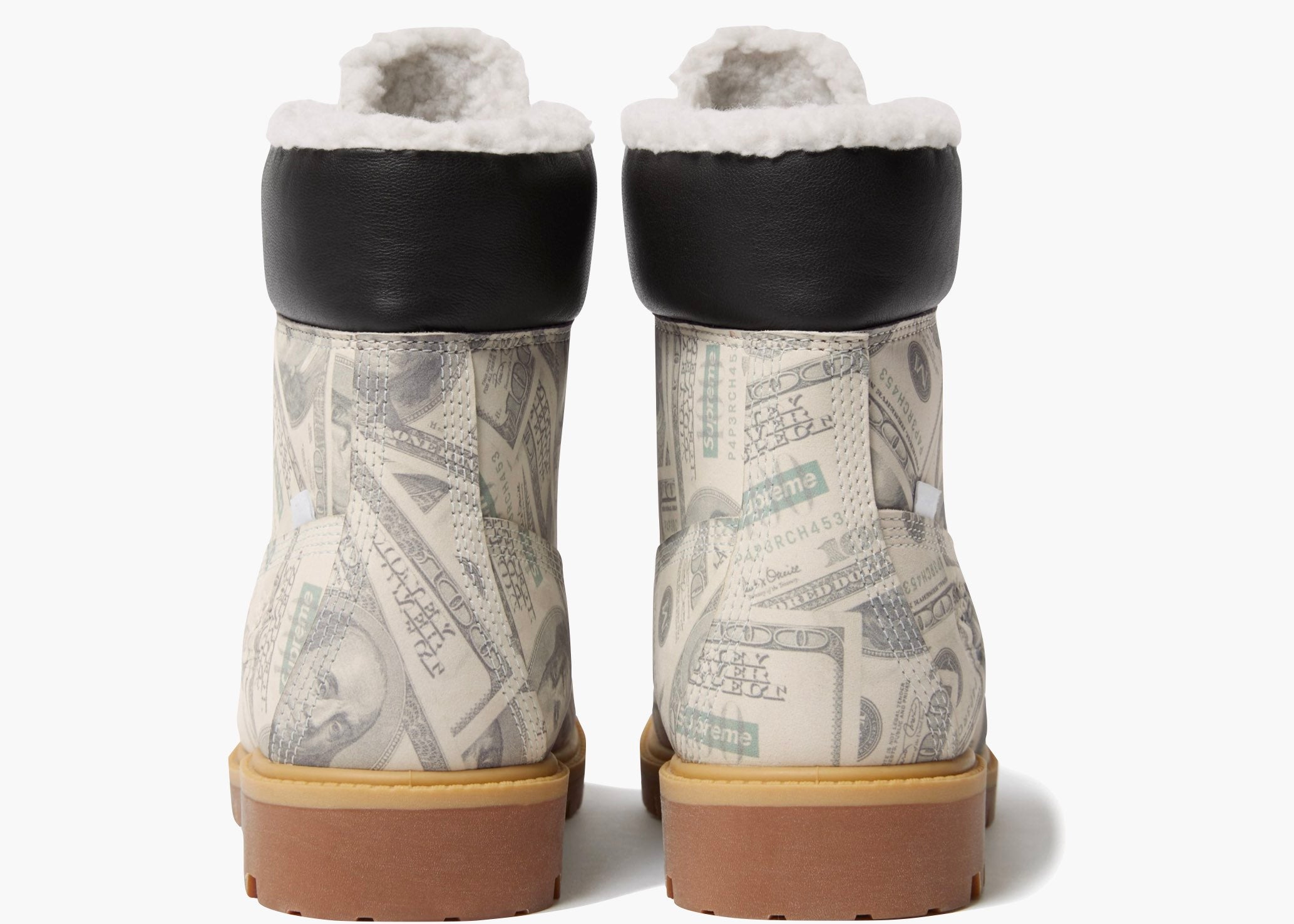 Timberland 6" Premium Waterproof Boot Supreme x MM6 Maison Margiela $100 Bills TB0A5NG5-ALP Hype Clothinga Limited Edition
