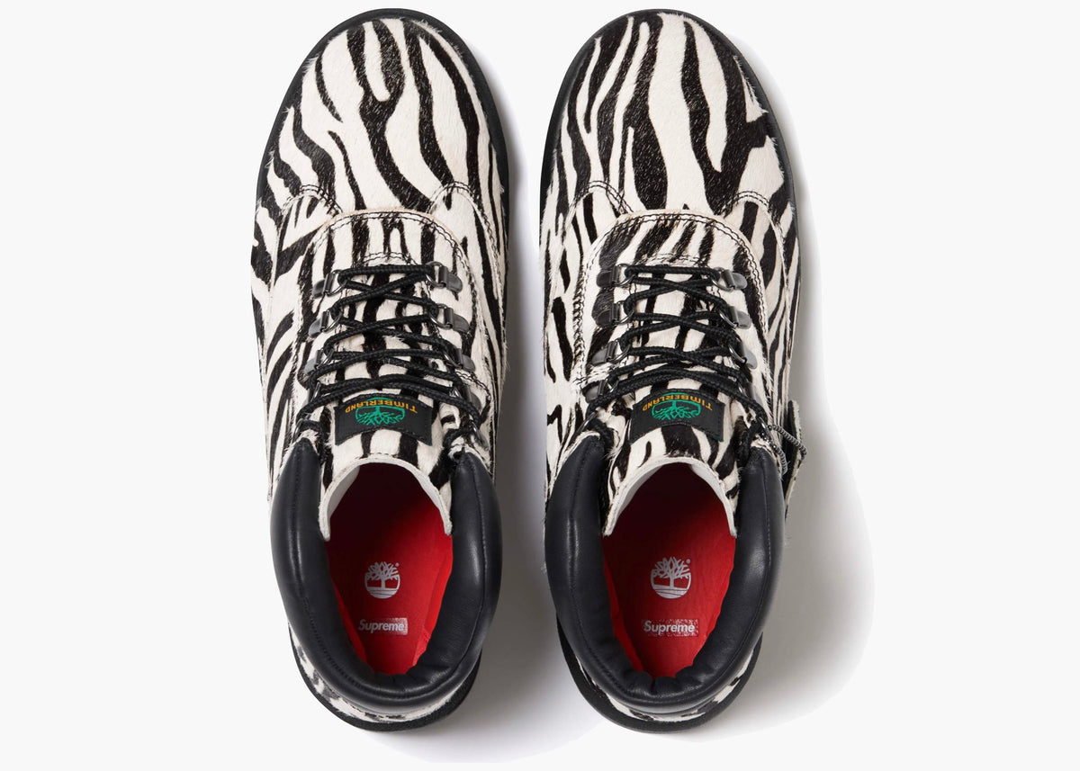 Timberland Field Boot Mid Lace Up Supreme Zebra TFBMLUSZ Hype Clothinga Limited Edition