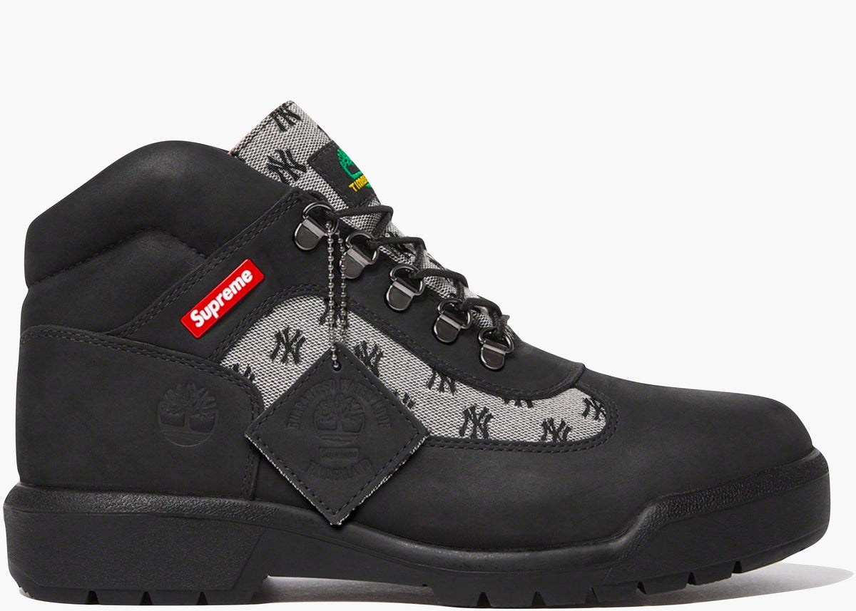 Timberland Field Boot Supreme New York Yankees Black Hype Clothinga Limited Edition