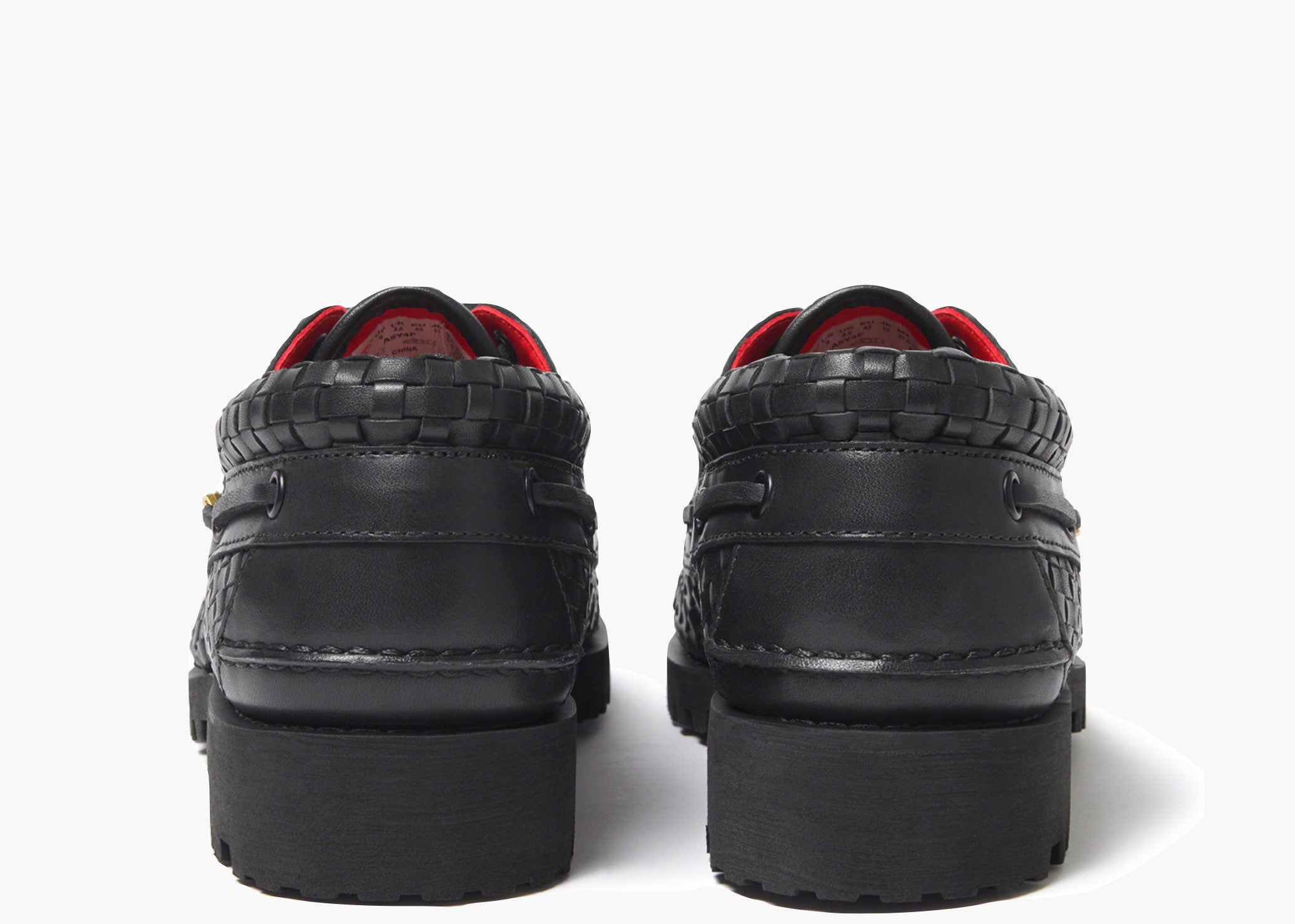 Timberland Woven Leather 3-Eye Lug Supreme Black TWLLSB Hype Clothinga Limited Edition