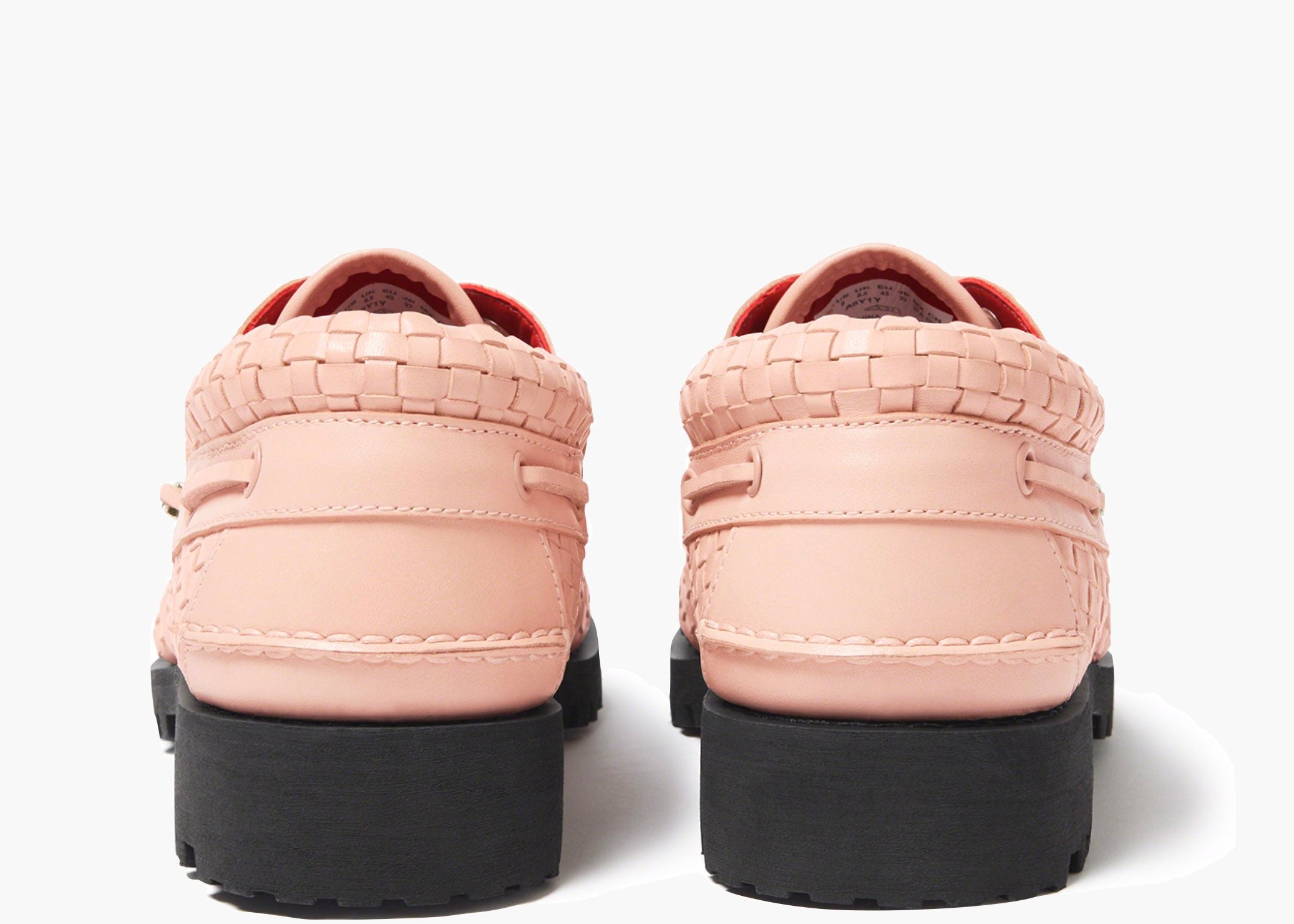 Timberland Woven Leather 3-Eye Lug Supreme Pink TWLLSP Hype Clothinga Limited Edition