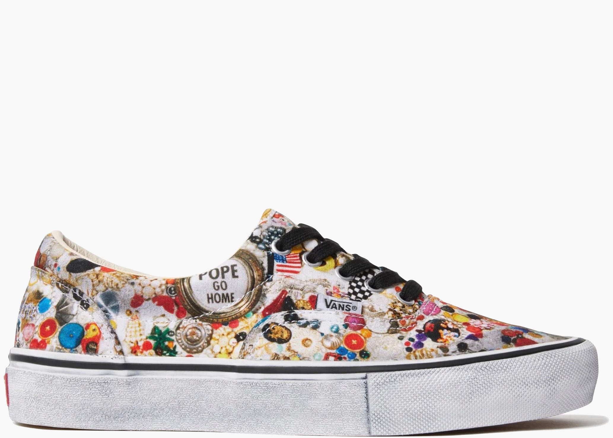 Vans Era Supreme x Mike Kelley White VN00110ANTR Hype Clothinga Limited Edition
