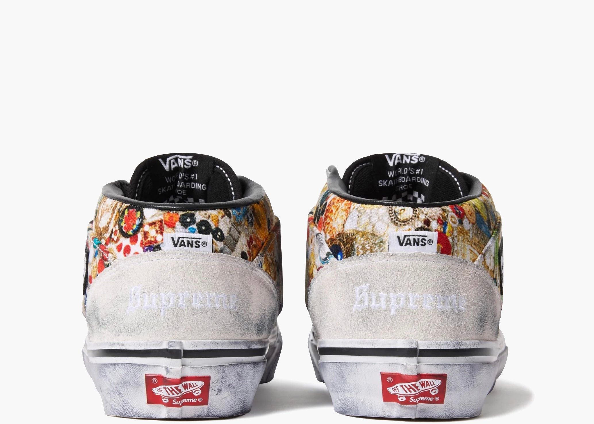 Vans Half Cab Supreme x Mike Kelley White  VN00112HNTR Hype Clothinga Limited Edition