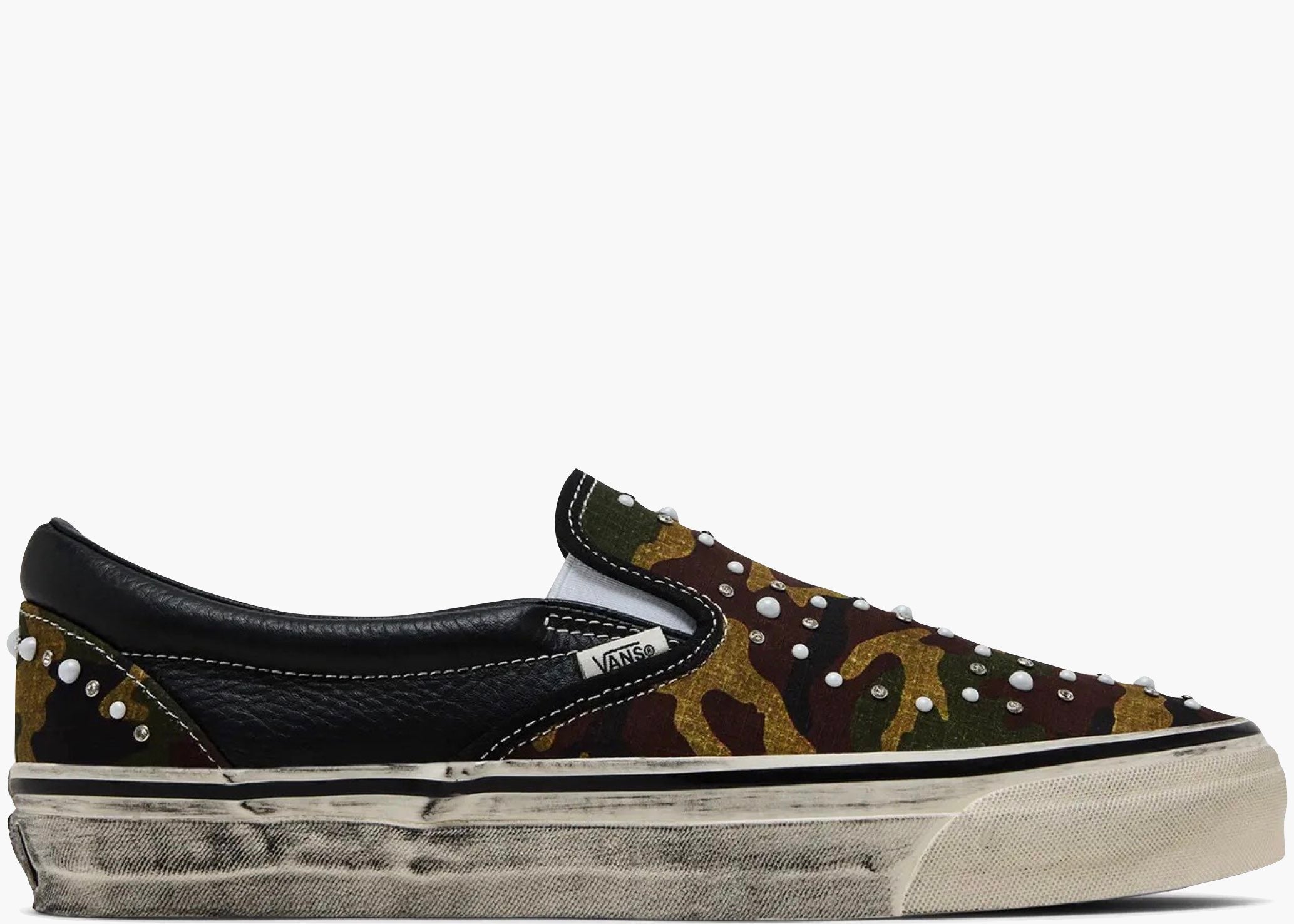 Vans LX Classic Slip-On 98 Pearlized Pack Camo Black  VN000D9PCAK Hype Clothinga Limited Edition