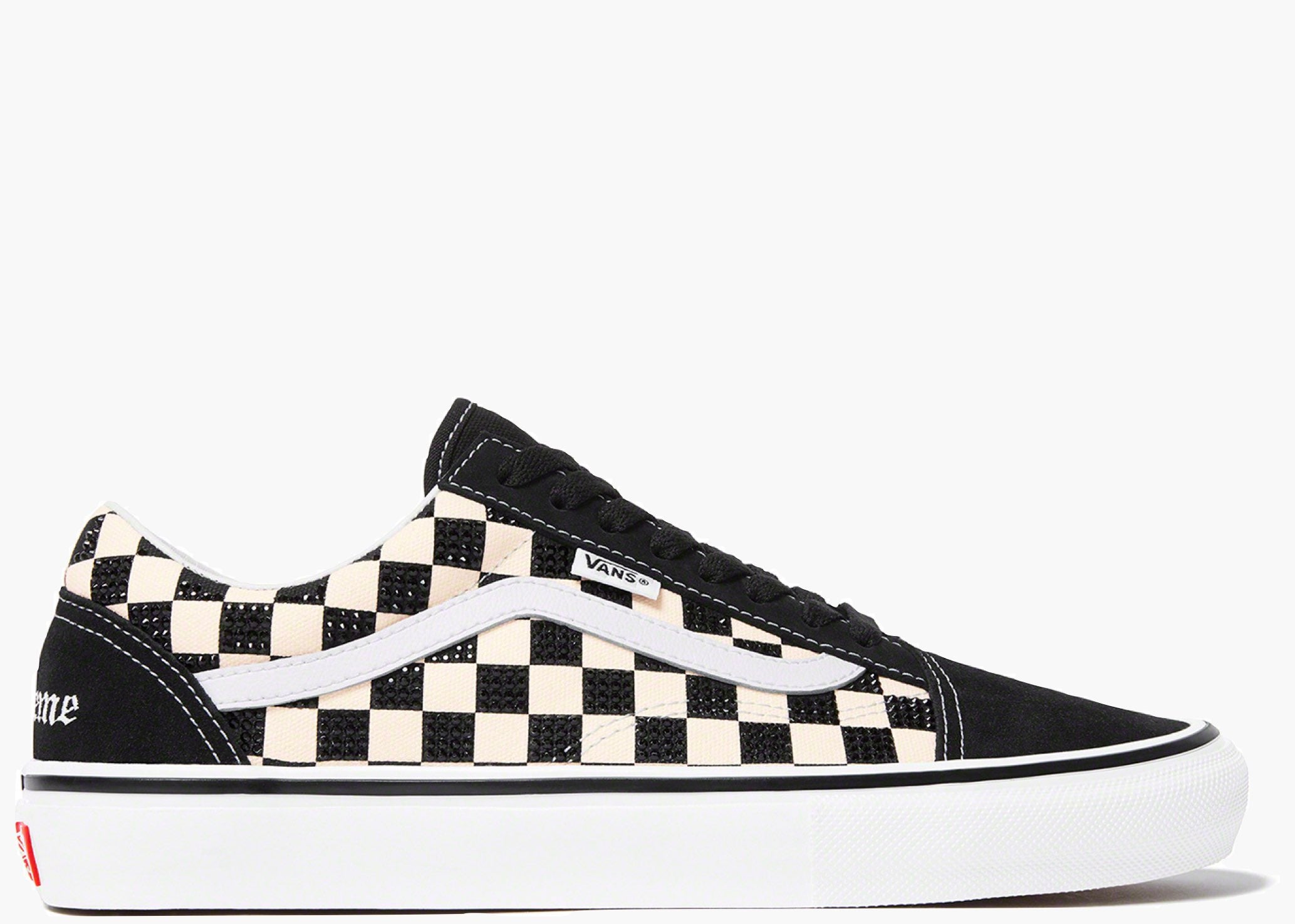 Vans Old Skool Supreme Swarovski Black VOSS-B Hype Clothinga Limited Edition