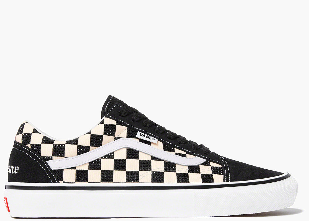 Vans Old Skool Supreme Swarovski Black VOSS-B Hype Clothinga Limited Edition