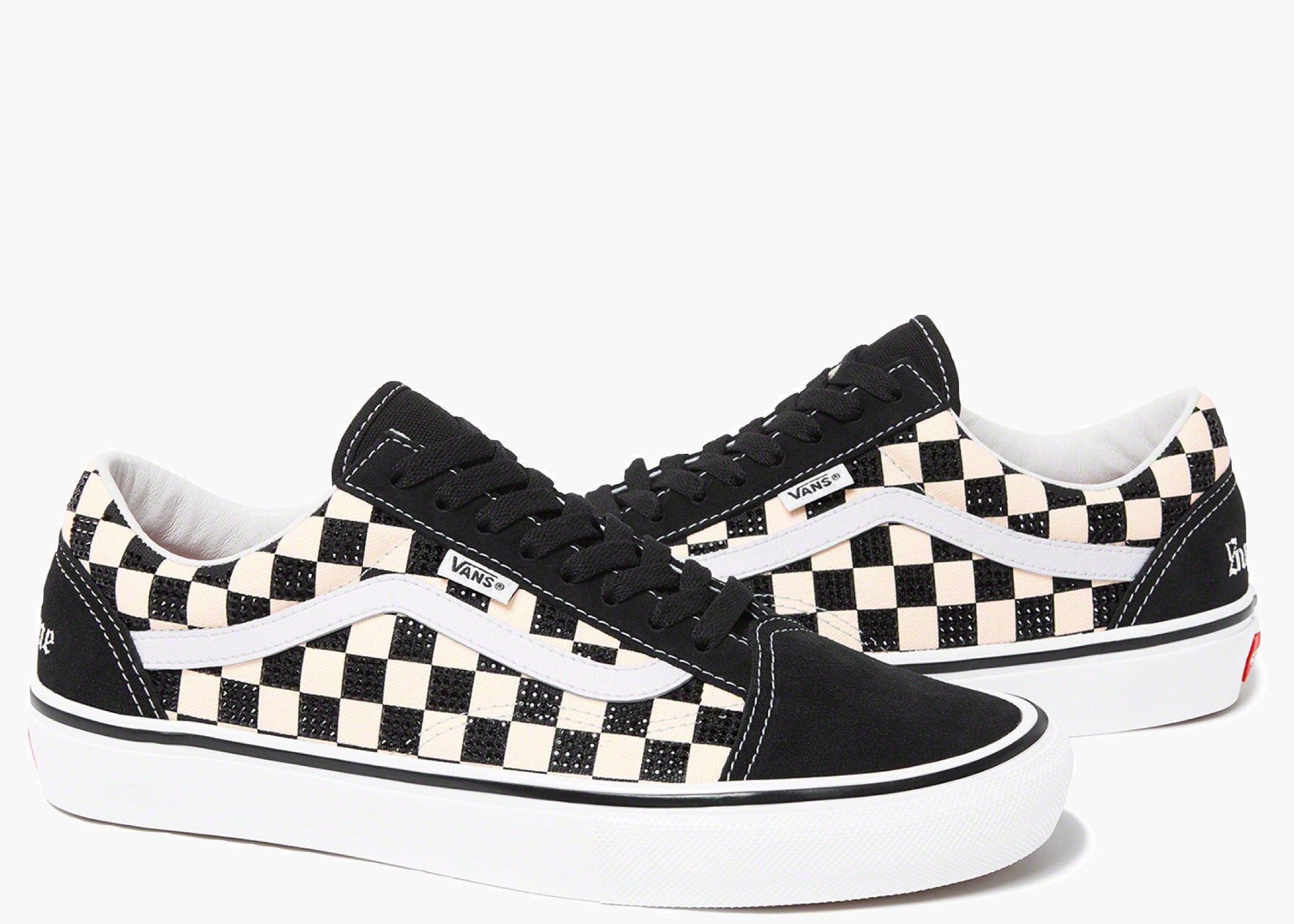 Vans Old Skool Supreme Swarovski Black VOSS-B Hype Clothinga Limited Edition
