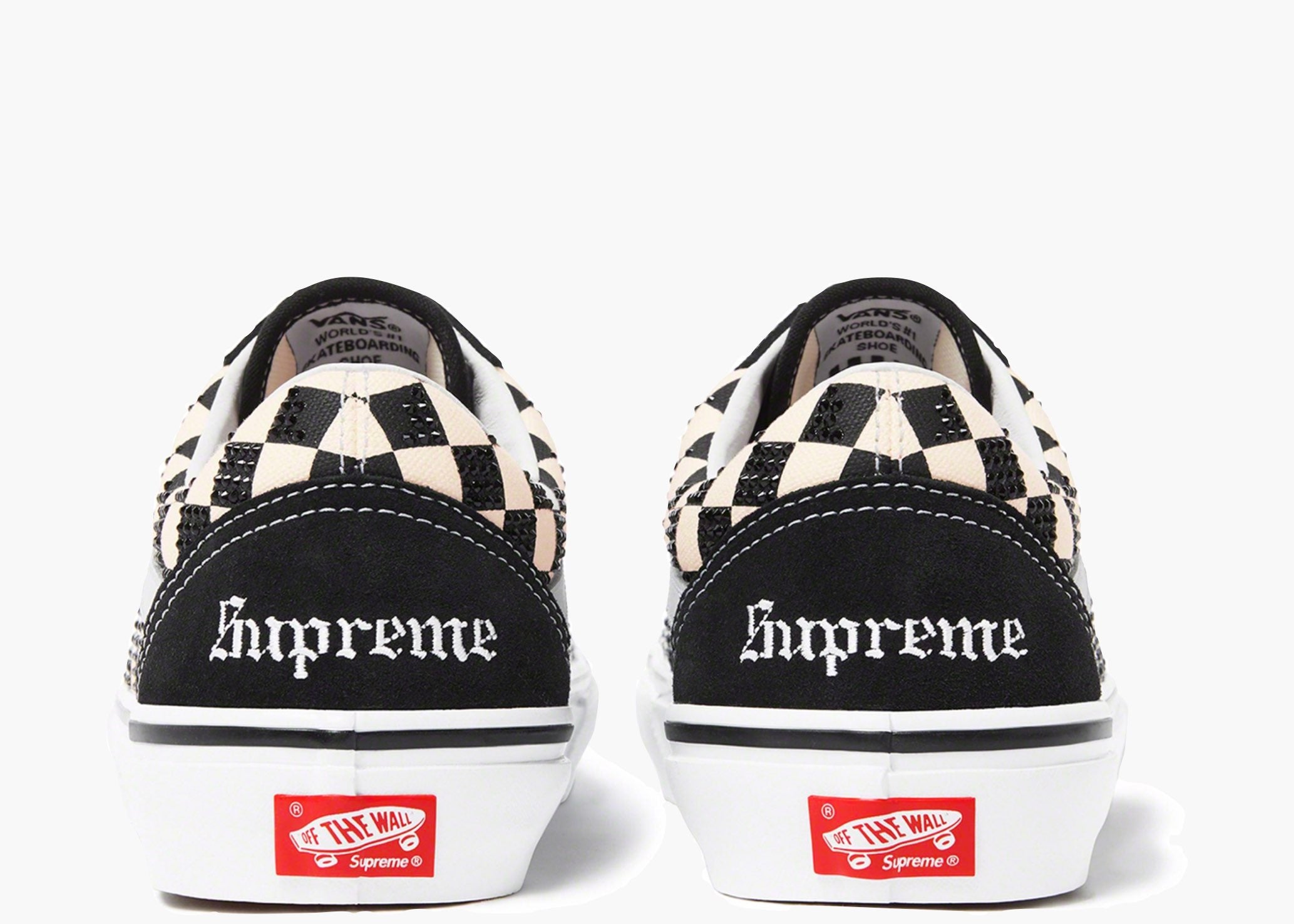 Vans Old Skool Supreme Swarovski Black VOSS-B Hype Clothinga Limited Edition