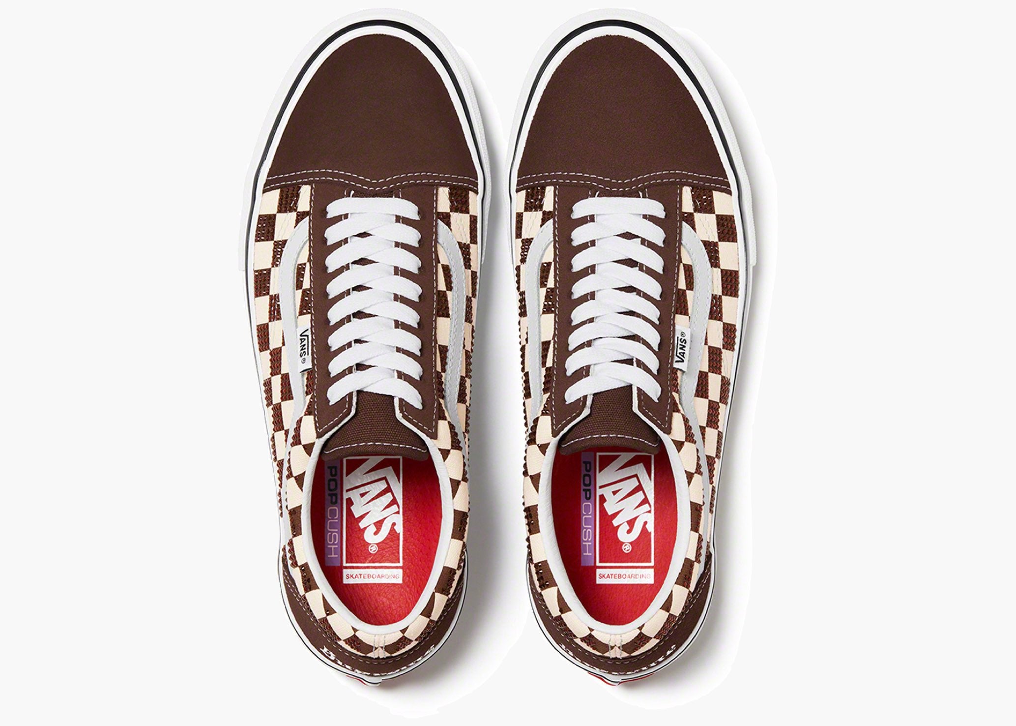 Vans Old Skool Supreme Swarovski Brown VOSS-BR Hype Clothinga Limited Edition