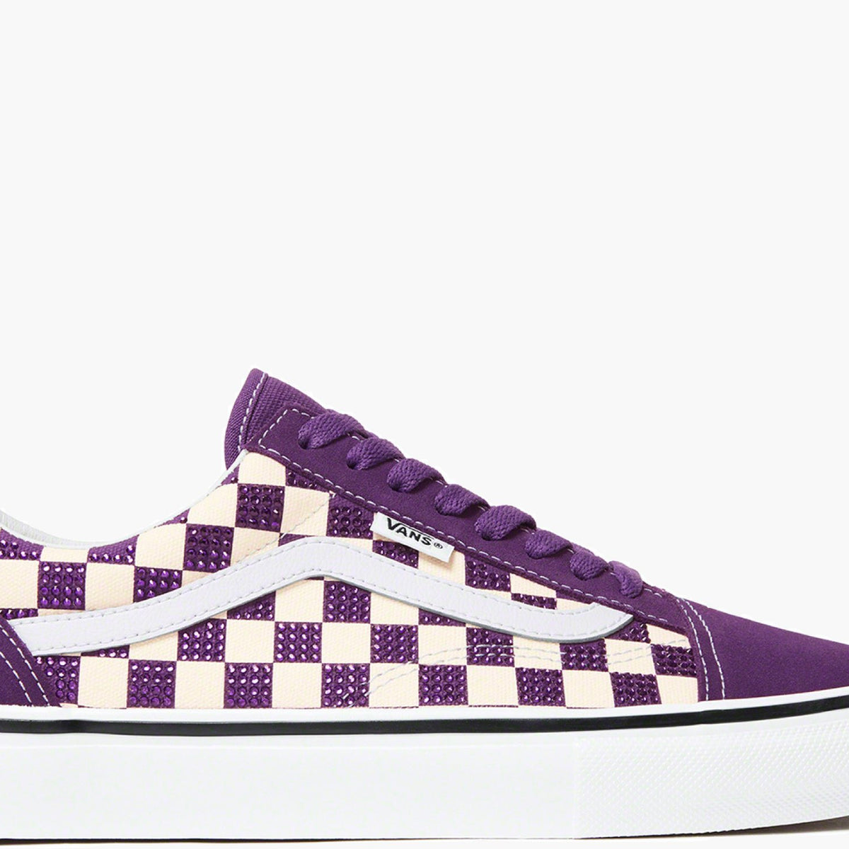Vans Old Skool Supreme Swarovski Purple