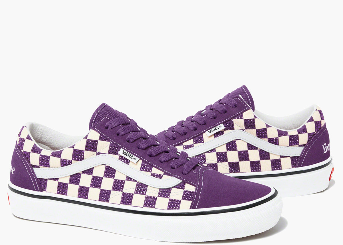 Vans Old Skool Supreme Swarovski Purple VOSS-P Hype Clothinga Limited Edition