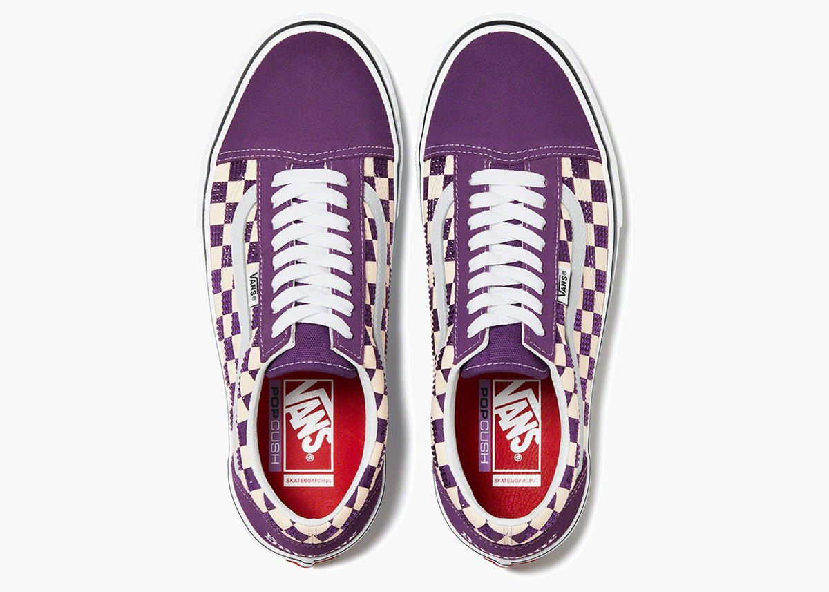 Vans Old Skool Supreme Swarovski Purple VOSS-P Hype Clothinga Limited Edition