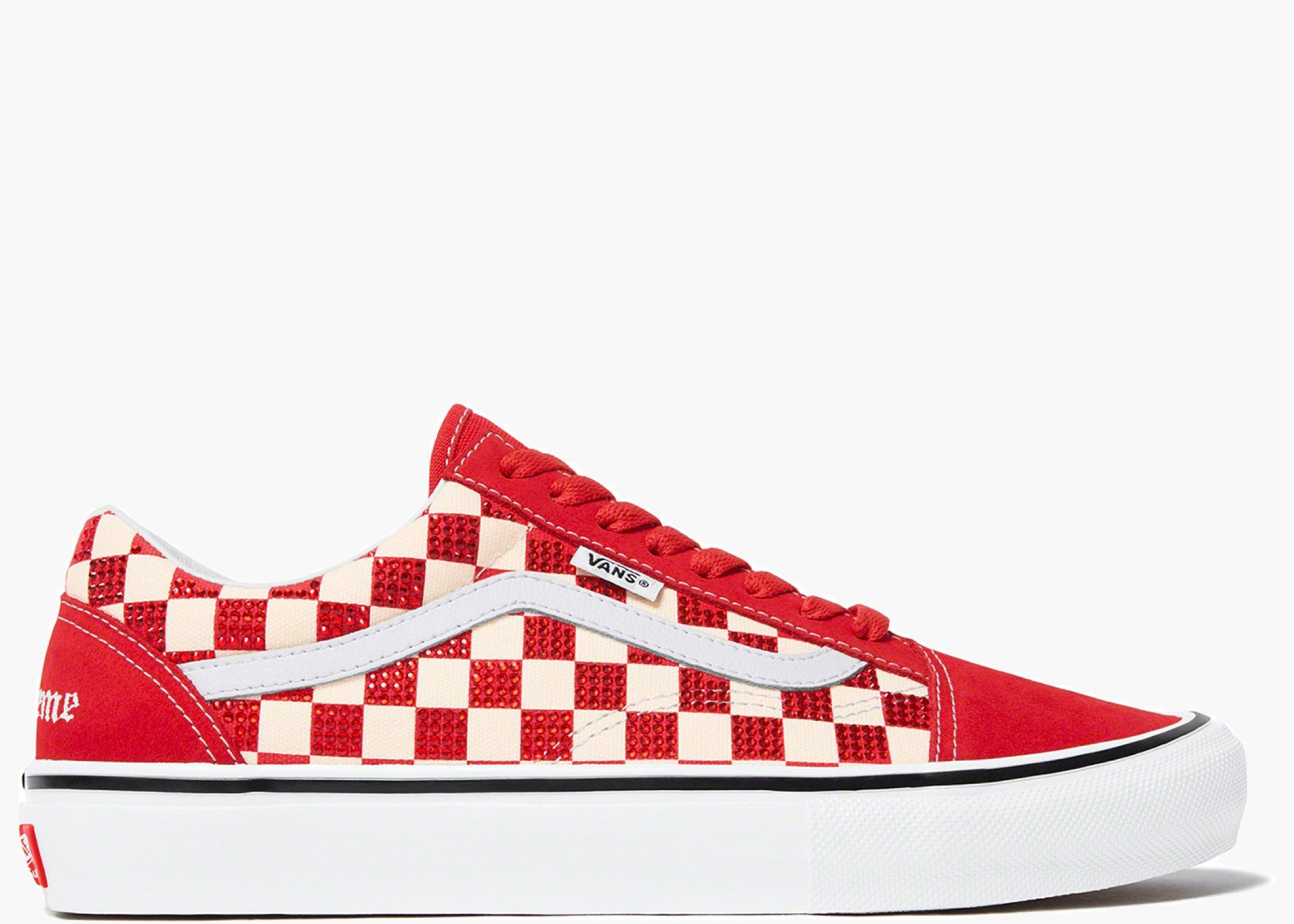 Vans Old Skool Supreme Swarovski Red