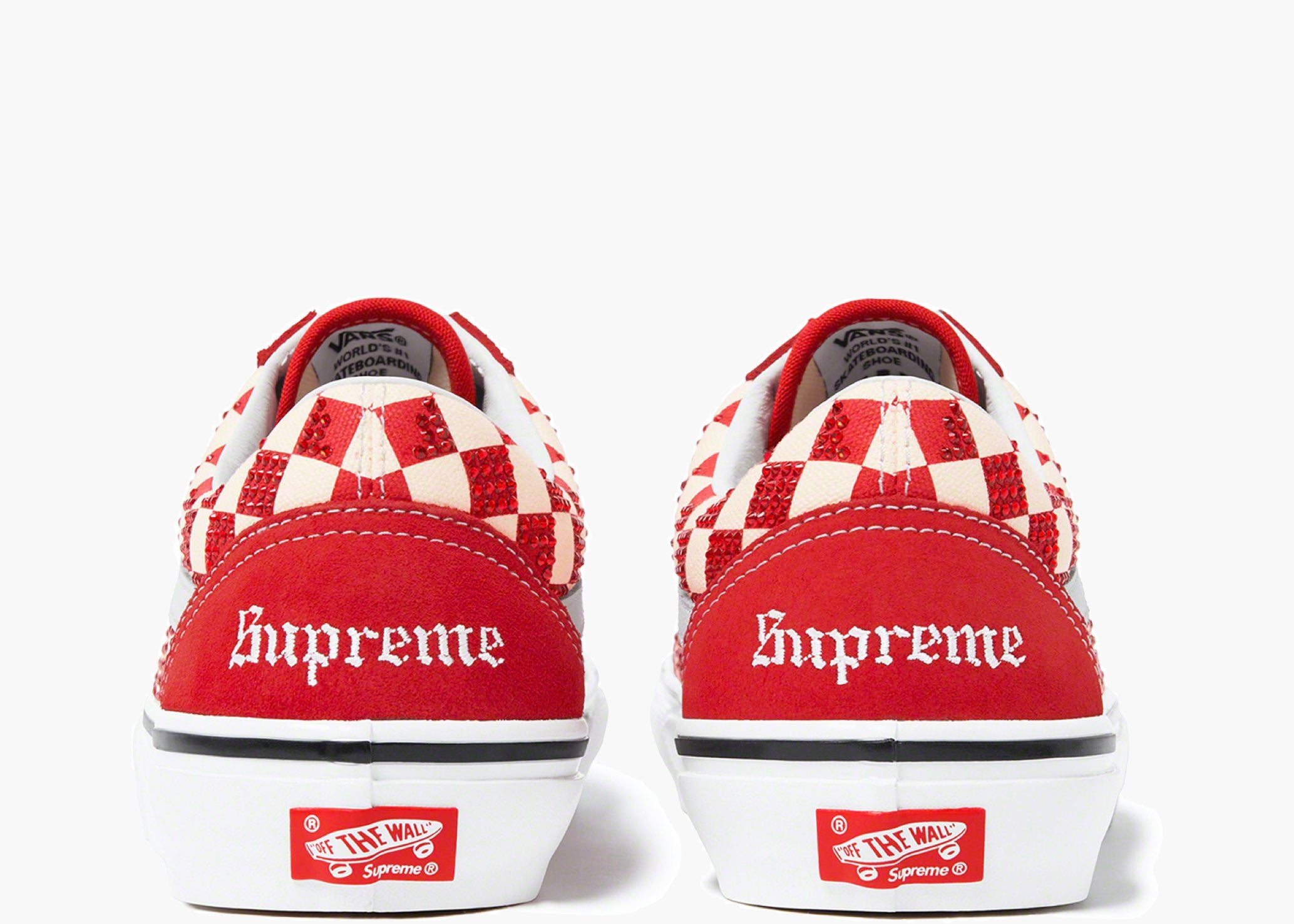 Vans Old Skool Supreme Swarovski Red