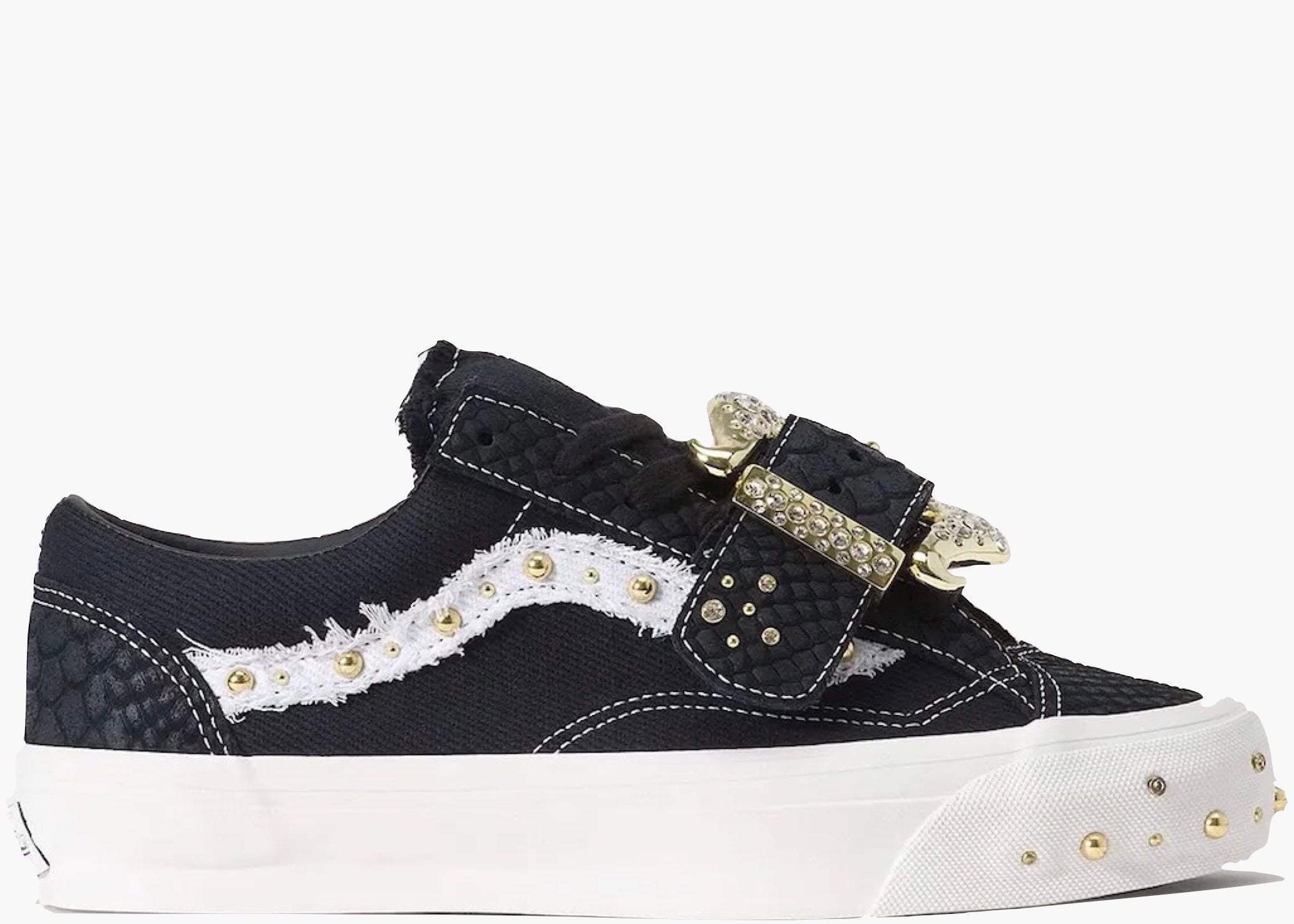 Vans Premium Old Skool 36 Metagirl Buckle Black White VN000ZAZHAB Hype Clothinga Limited Edition