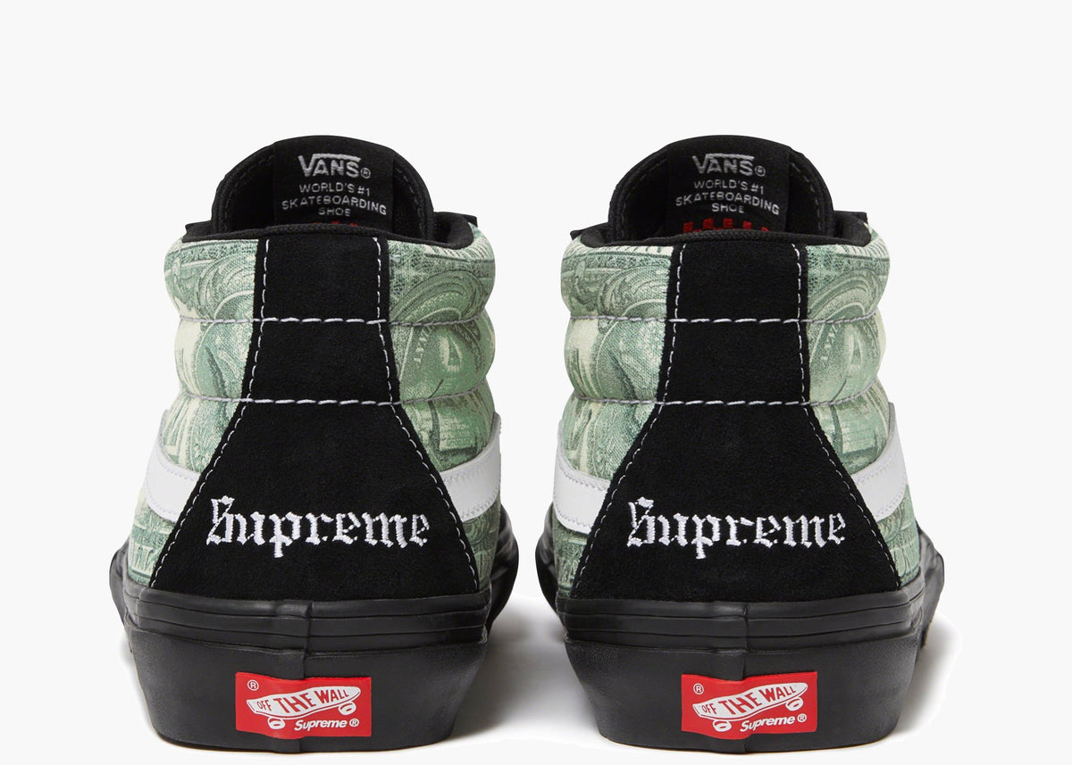 Vans Skate Grosso Mid Supreme Dollar Black VSGMSDB Hype Clothinga Limited Edition
