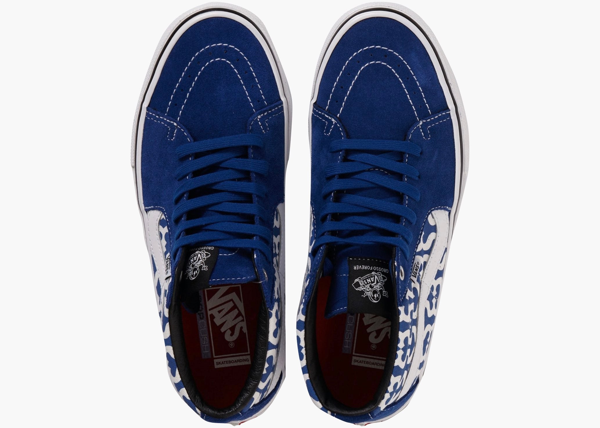 Vans Skate Grosso Mid Supreme Monogram S Logo Royal
