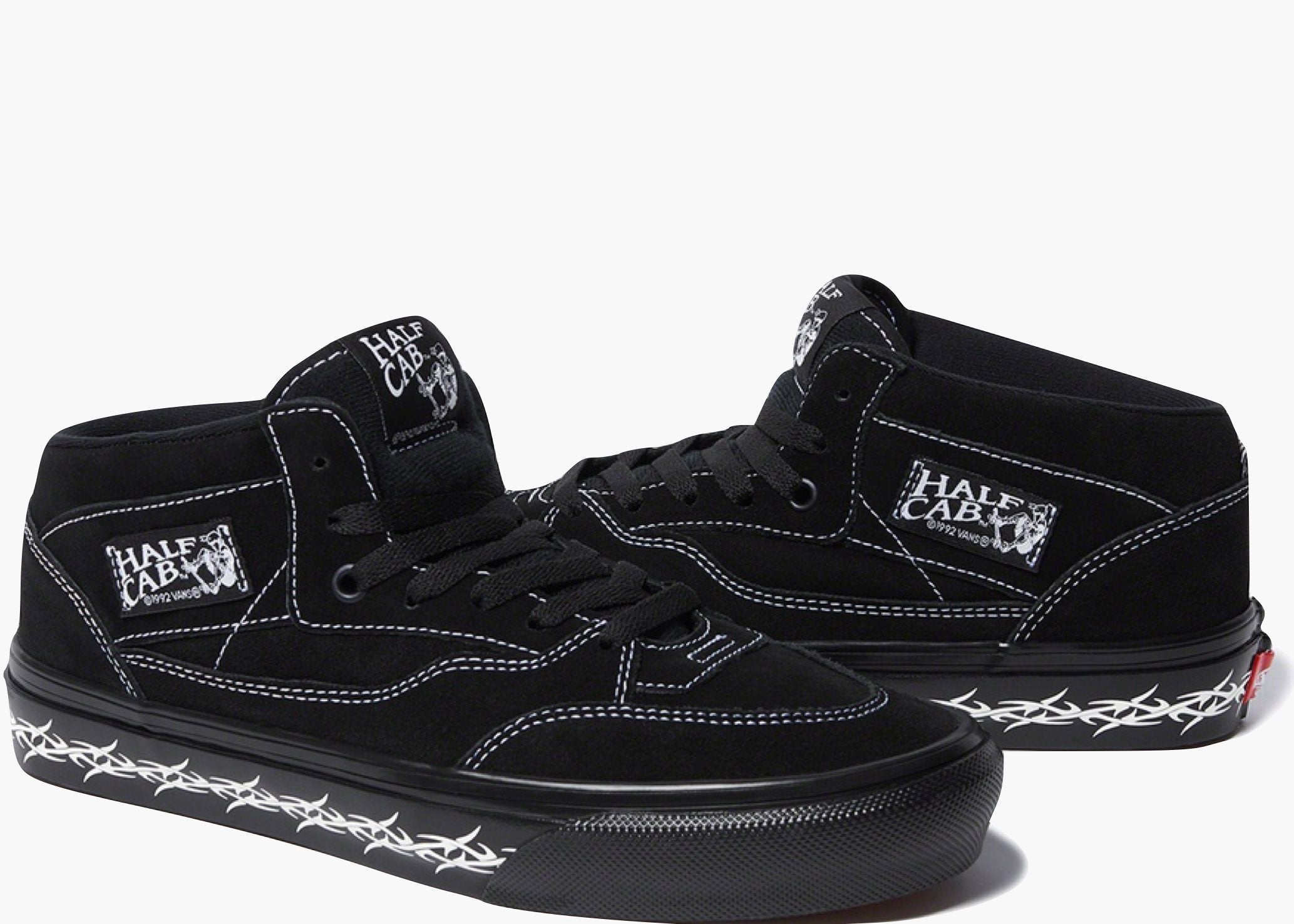Vans Skate Half Cab Supreme Tribal Barbed Wire Black Hype Clothinga Limited Edition